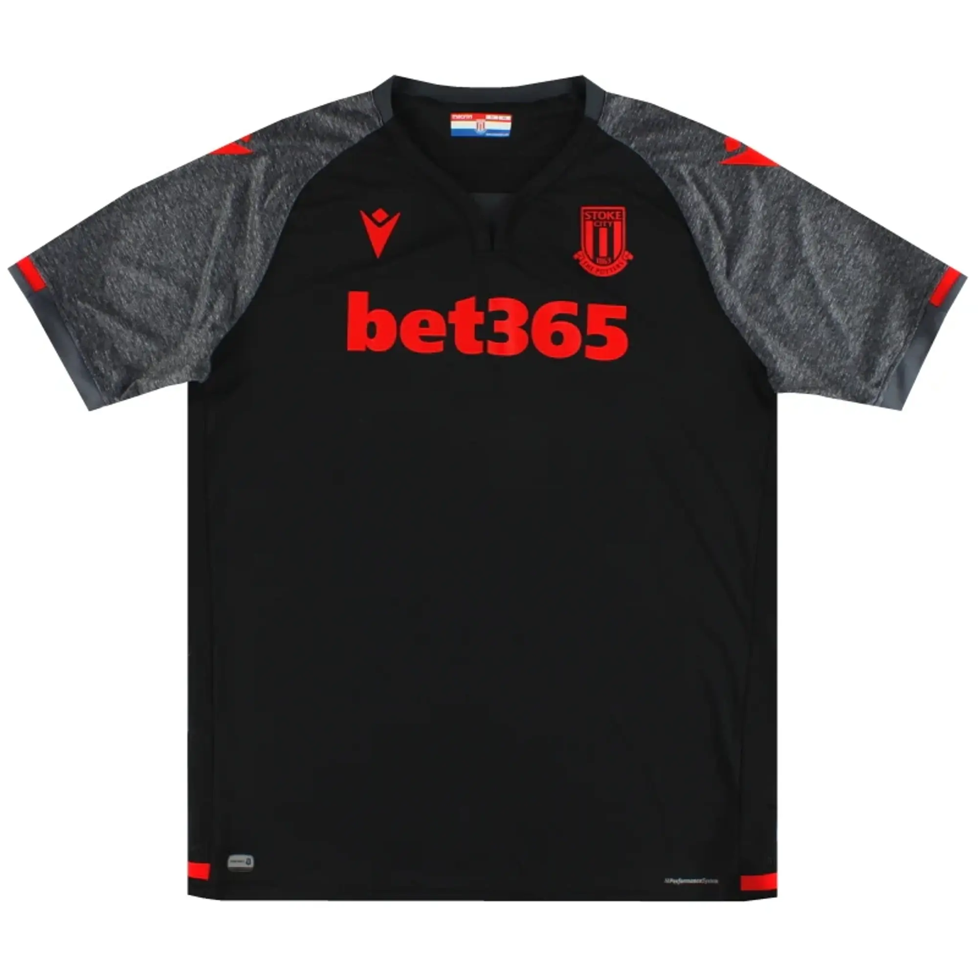 2019-20 Stoke City Macron Away Shirt *Mint* 4XL - Stoke City / Mint 