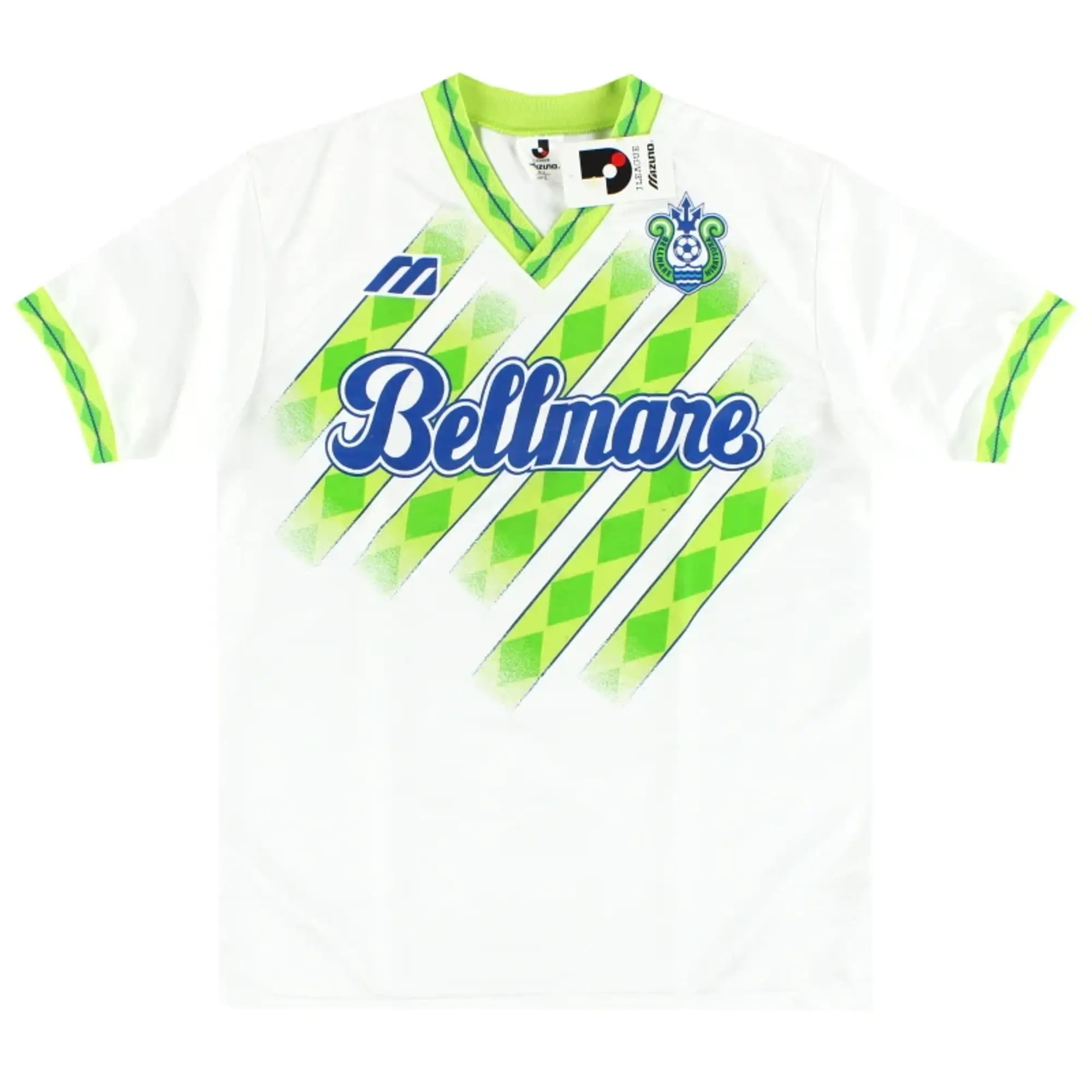 1993 Shonan Bellmare Mizuno Away Shirt *w/tags* L - Other World Clubs / Excellent 