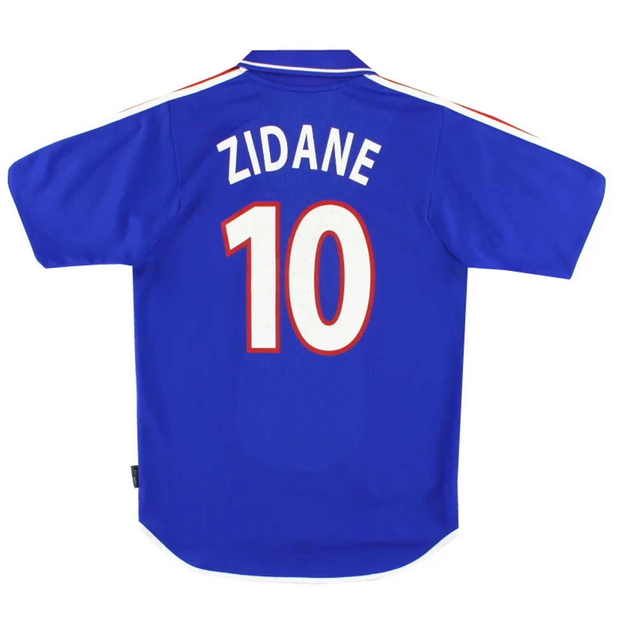 2000-02 France adidas Home Shirt Zidane #10 S - France / Very Good 