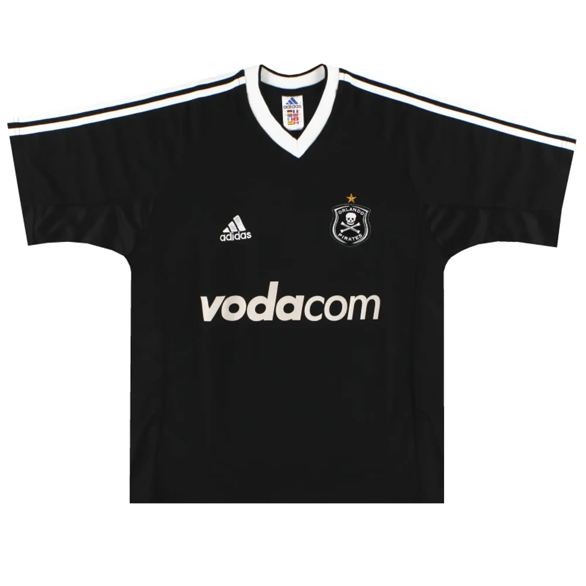 2003-04 Orlando Pirates adidas Home Shirt S - Other World Clubs / Excellent 