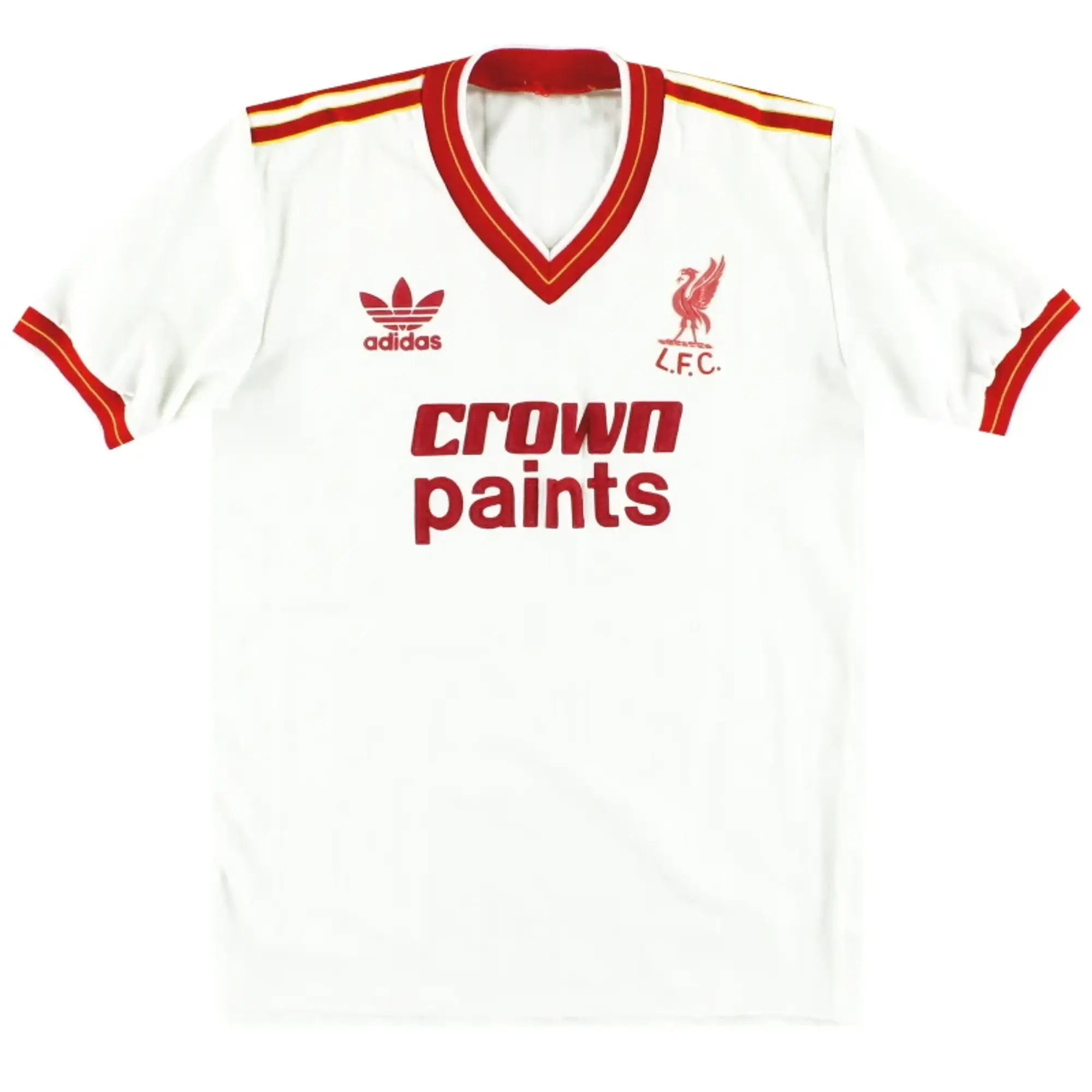 1986-87 Liverpool adidas Away Shirt XL.Boys - Liverpool / Very Good 