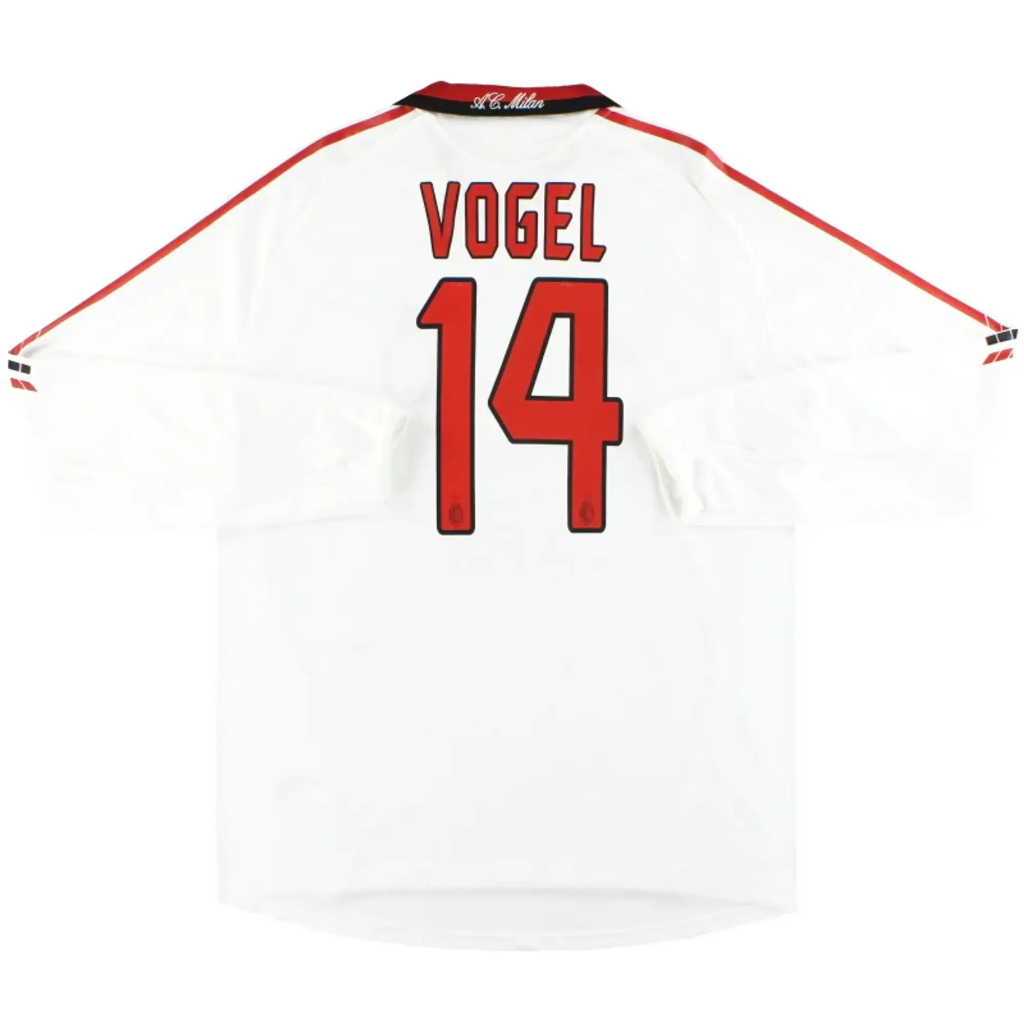 2005-06 AC Milan adidas Player Issue 'Formotion' Away Shirt Vogel #14 L/S XL - AC Milan / As New 