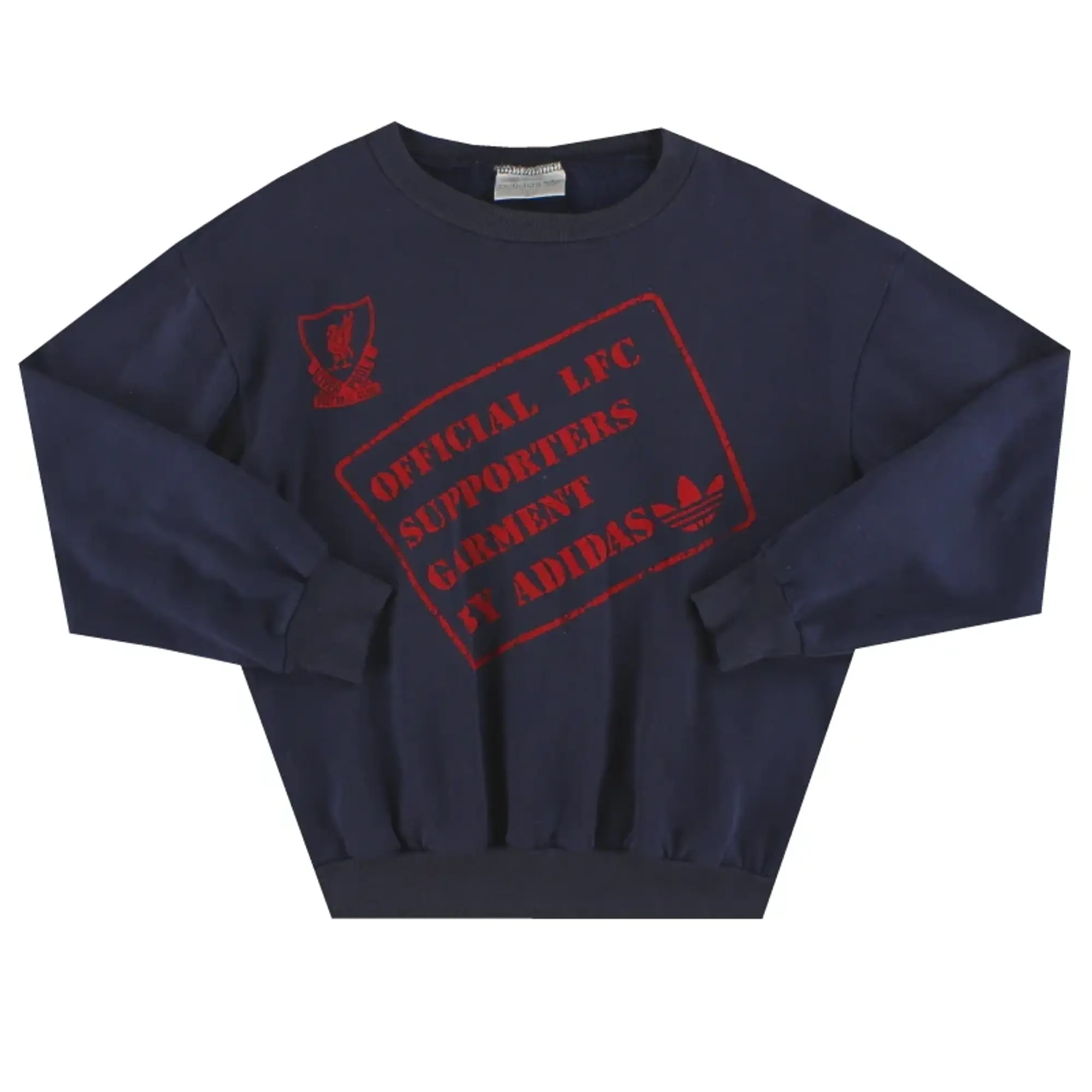 1991-92 Liverpool adidas Sweatshirt XS - Liverpool / Very Good 