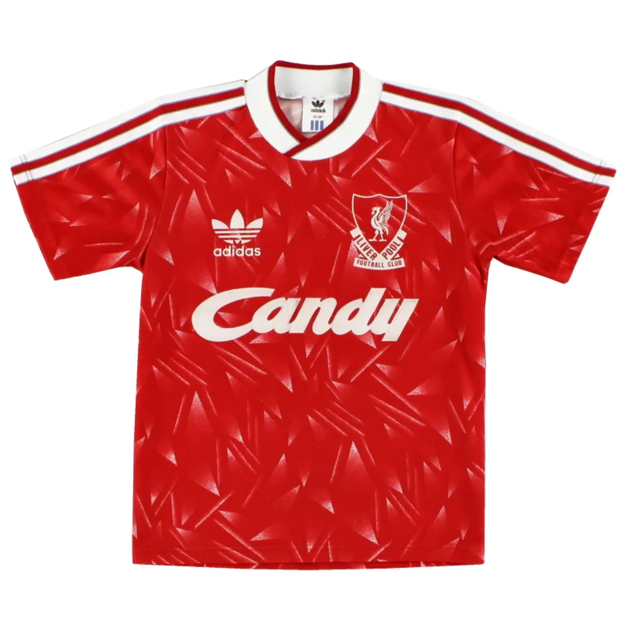 1989-91 Liverpool adidas Home Shirt L.Boys - Liverpool / Excellent 
