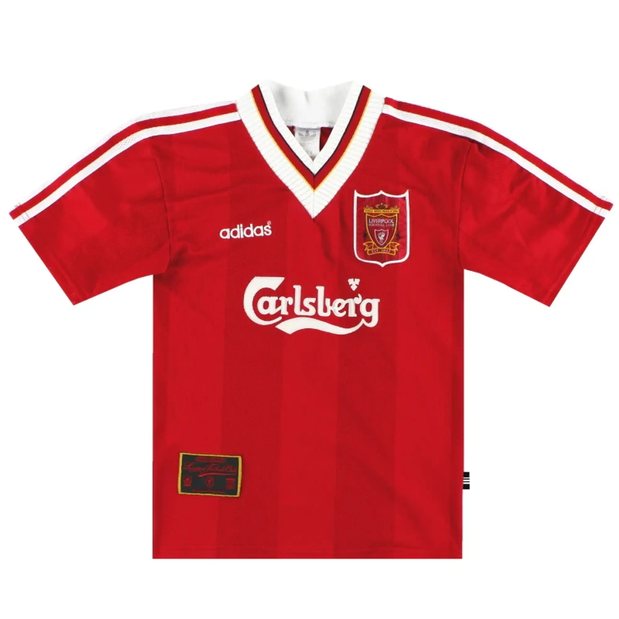 1995-96 Liverpool adidas Home Shirt XS.Boys - Liverpool / Excellent 