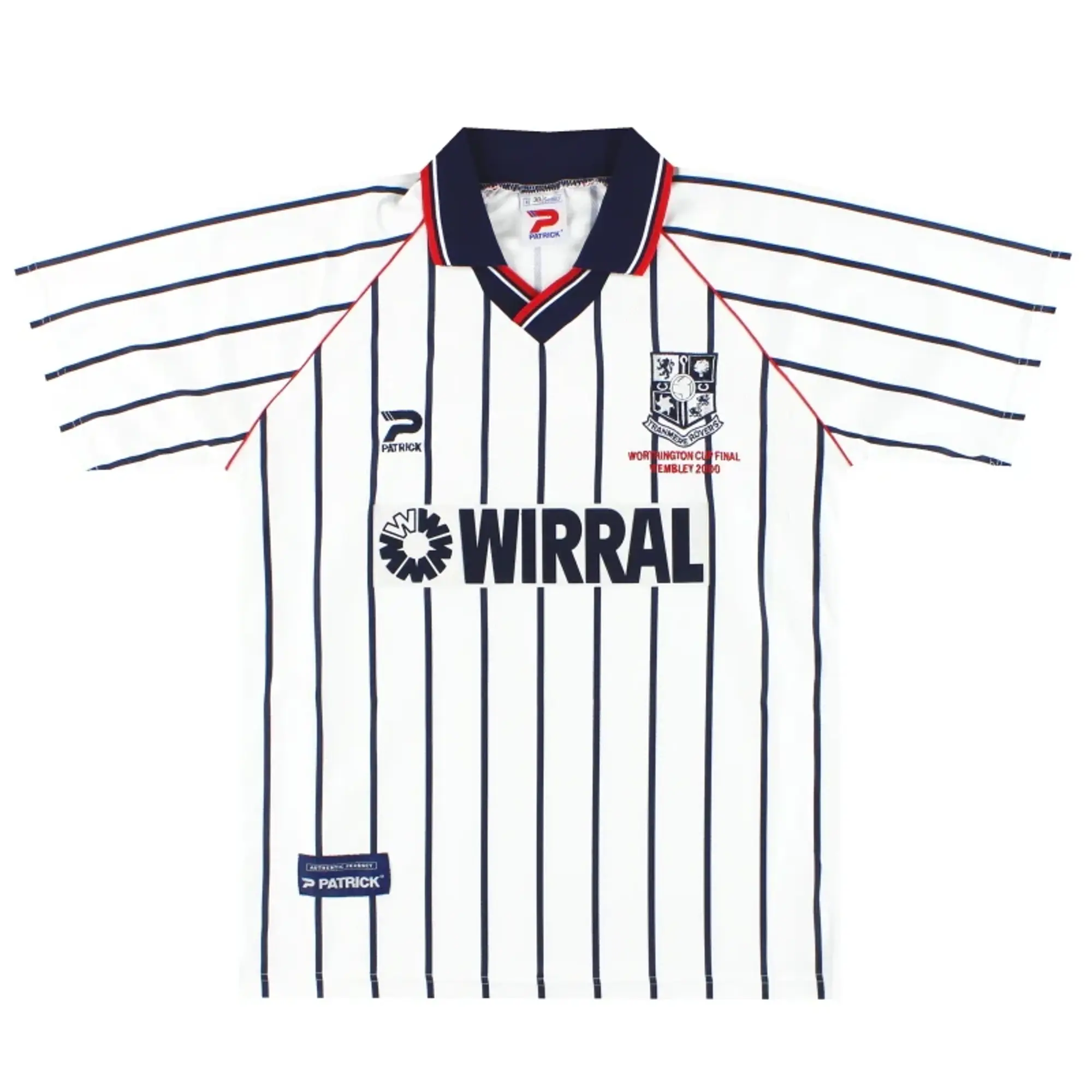 1999-00 Tranmere Rovers Patrick 'Cup Final' Home Shirt M - Tranmere Rovers / Excellent 