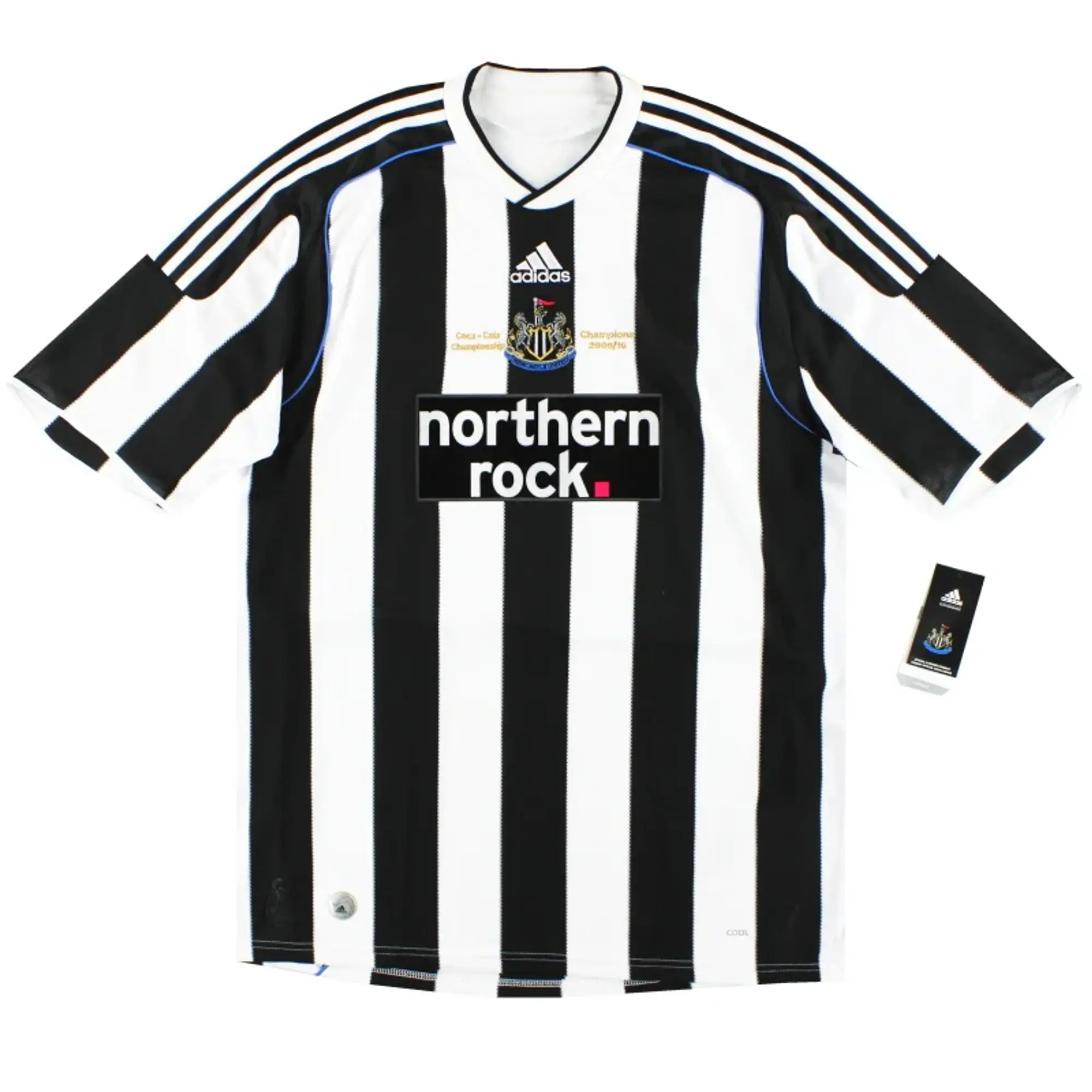 2009-10 Newcastle adidas 'Champions' Home Shirt *w/tags* XL - Newcastle United / w/tags 