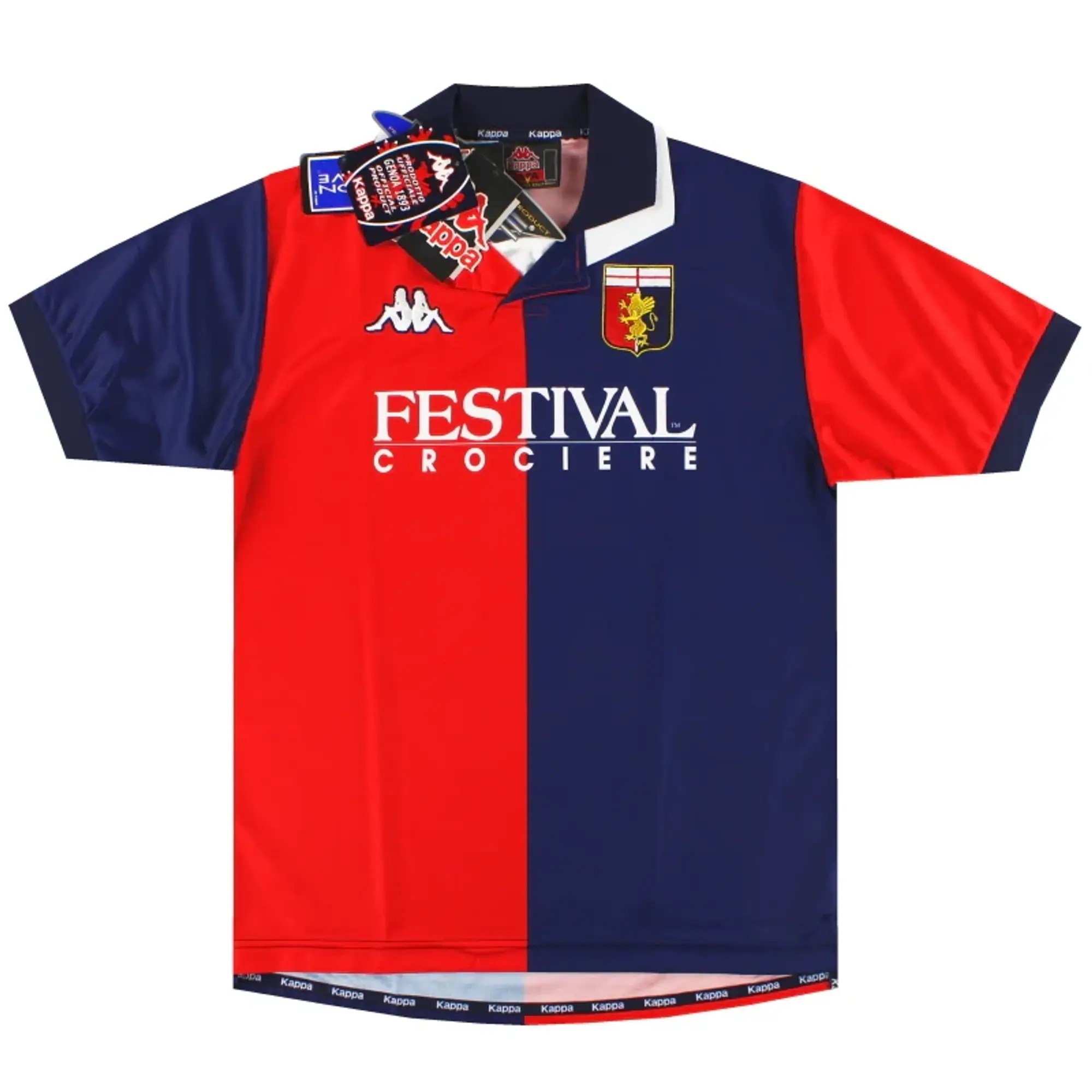 1998-99 Genoa Kappa Home Shirt *w/tags* M - Other Italian Clubs / w/tags 