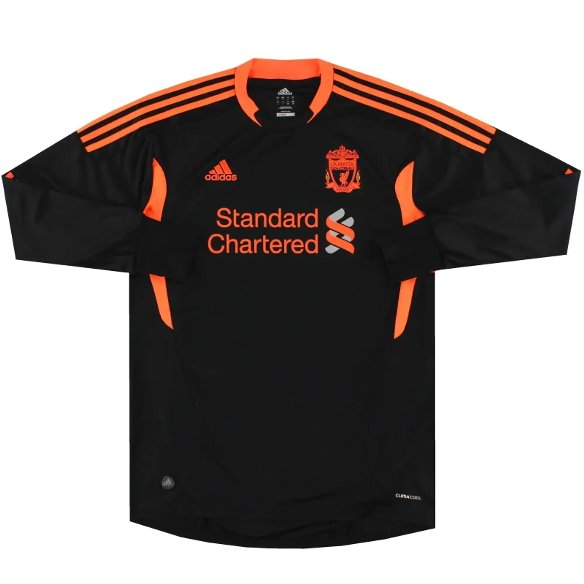 2011-12 Liverpool adidas Goalkeeper Shirt L - Liverpool / Excellent 