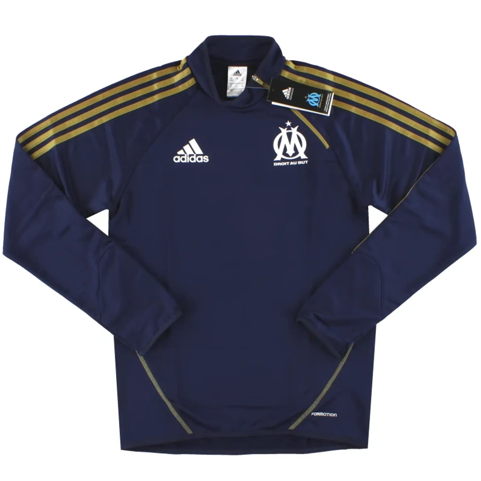 2013-14 Olympique Marseille adidas Technical Training Top *w/tags* XS - Olympique Marseille / w/tags 