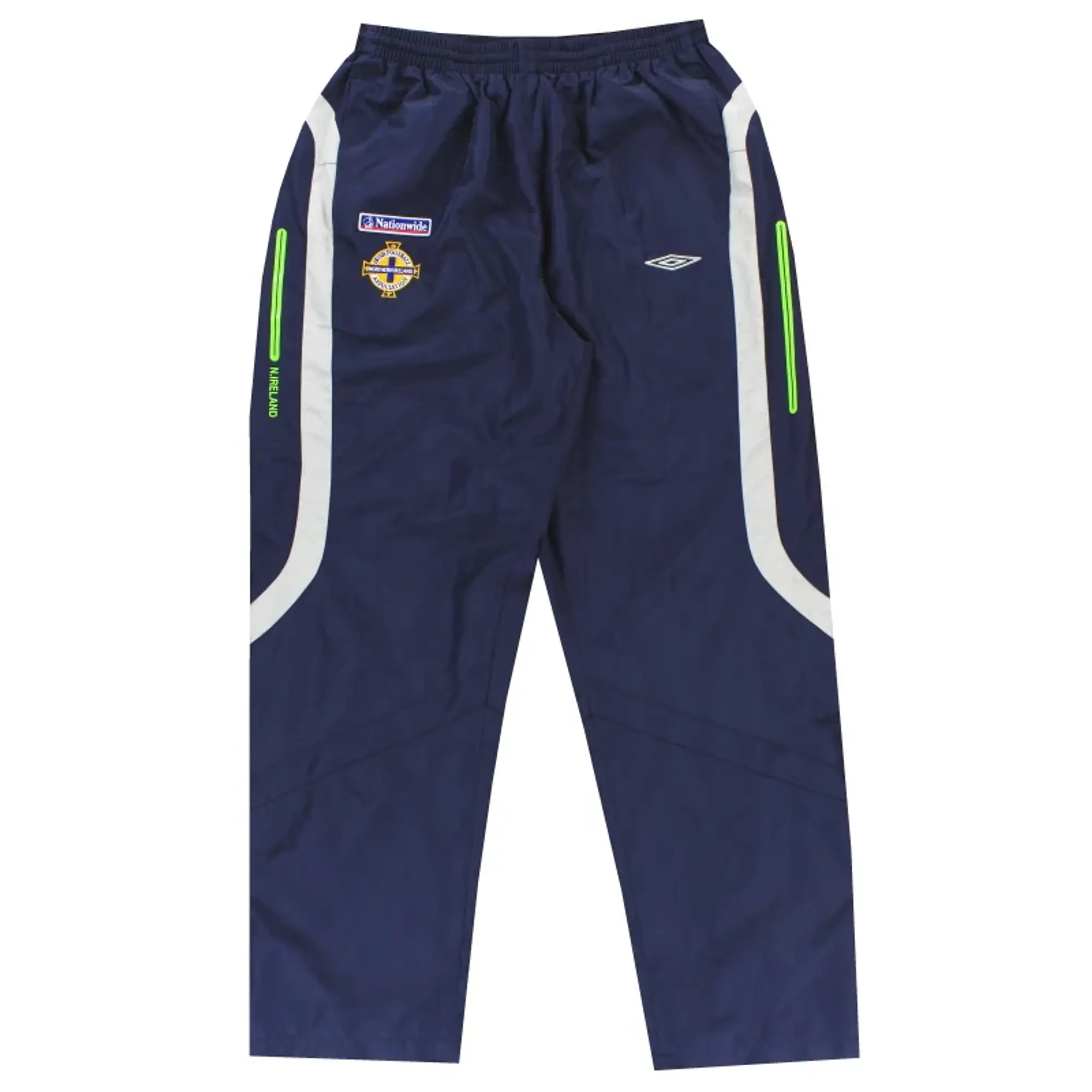 2008-10 Northern Ireland Umbro Tracksuit Bottoms *As New* L - Northern Ireland / As New 