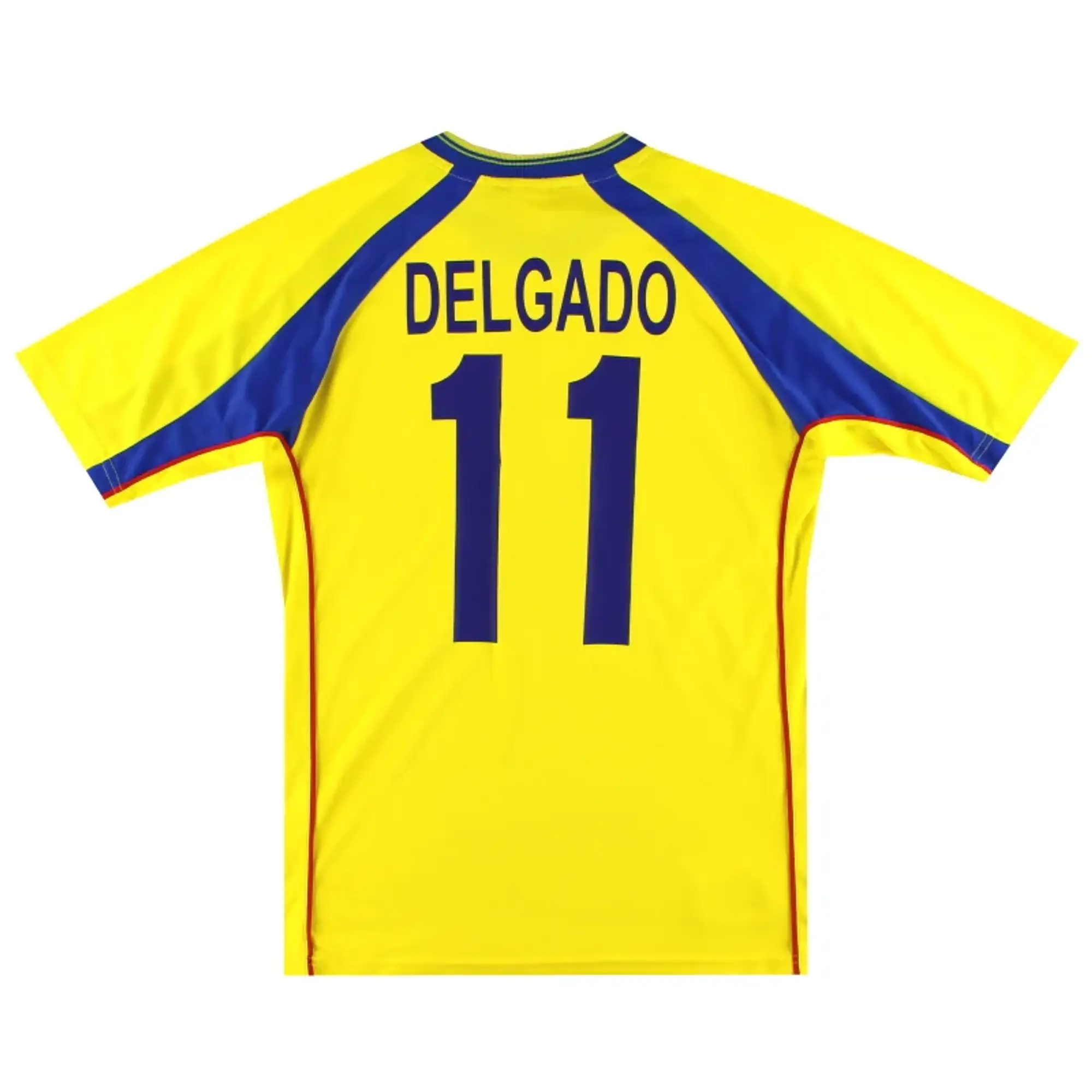 2002-03 Ecuador Marathon Home Shirt Delgado #11 M - Ecuador / Excellent 