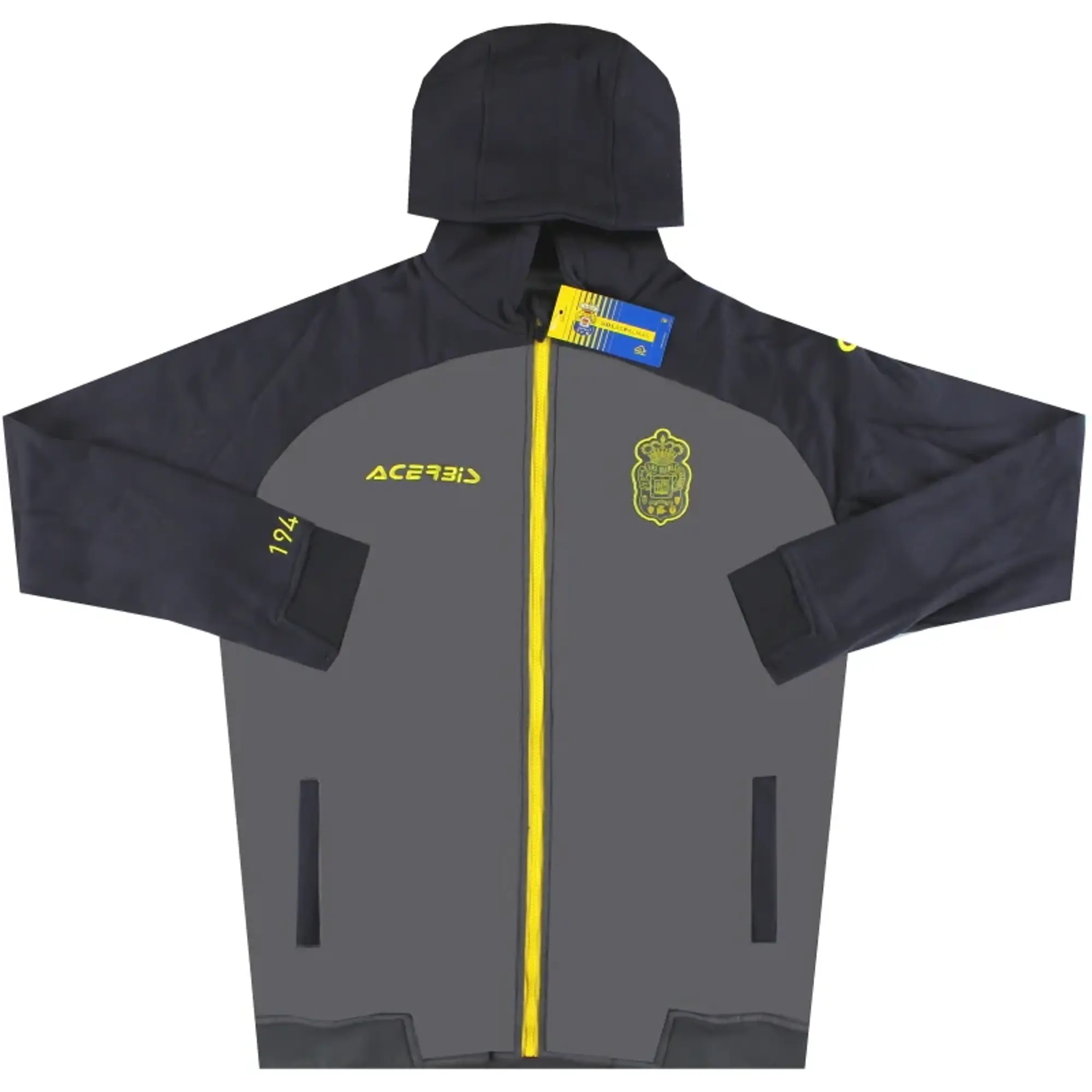 2017-18 Las Palmas Acerbis Hooded Sweatshirt *w/tags* XXXL - Other Spanish Clubs / w/tags 
