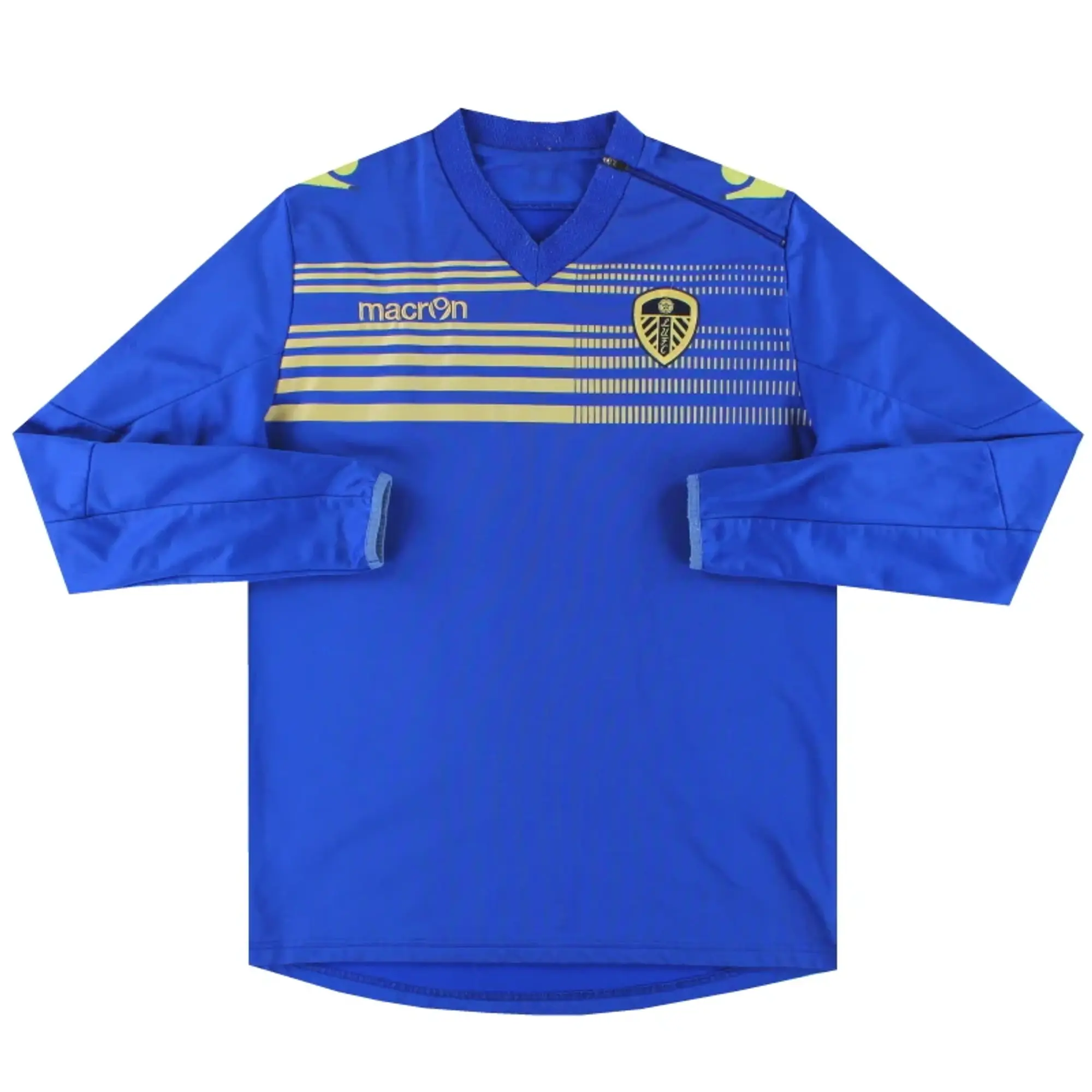 2013-14 Leeds Macron 1/4 Zip Top M - Leeds / Very good 
