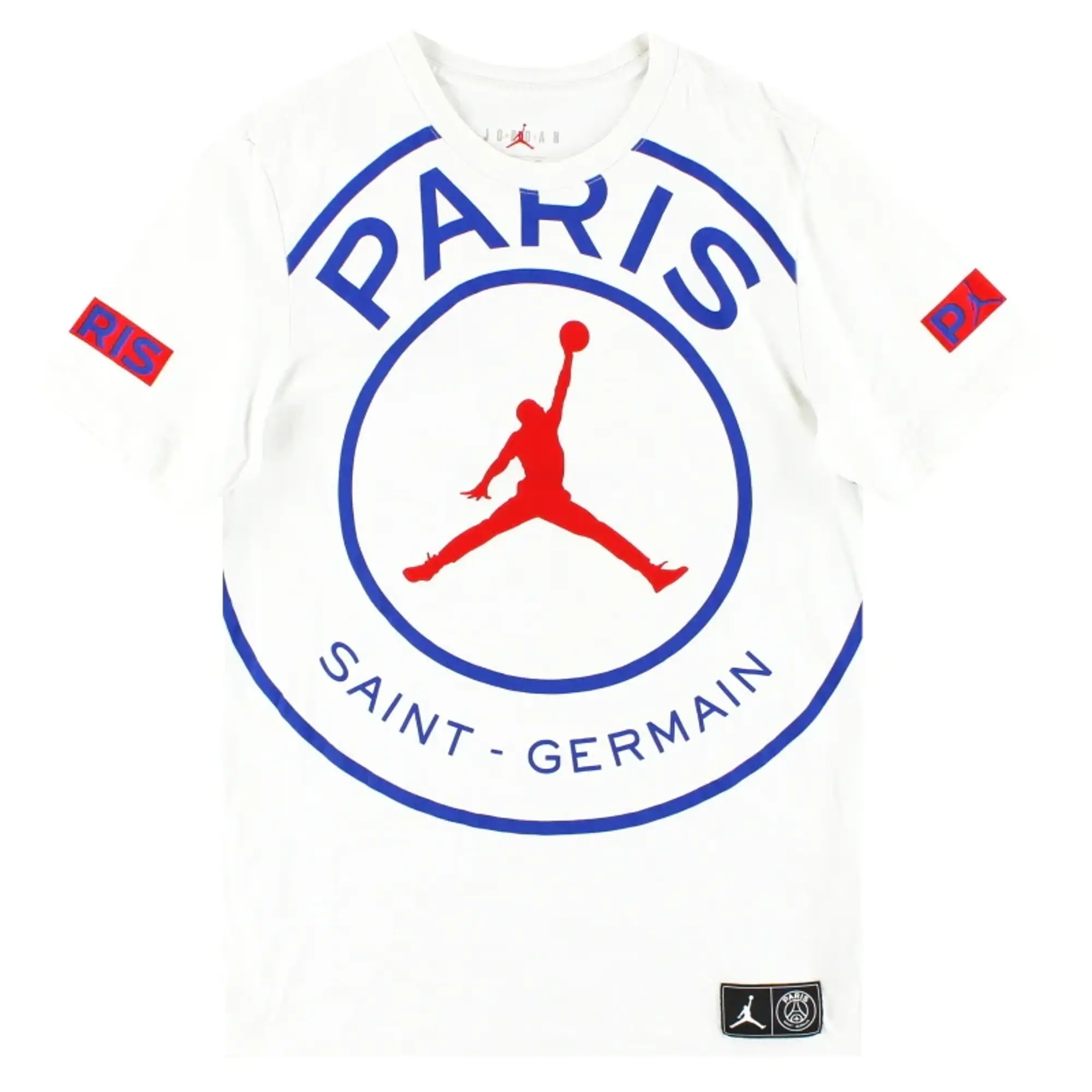 2020-21 Jordan x Paris Saint-Germain Logo Tee S - Paris Saint-Germain / Excellent 