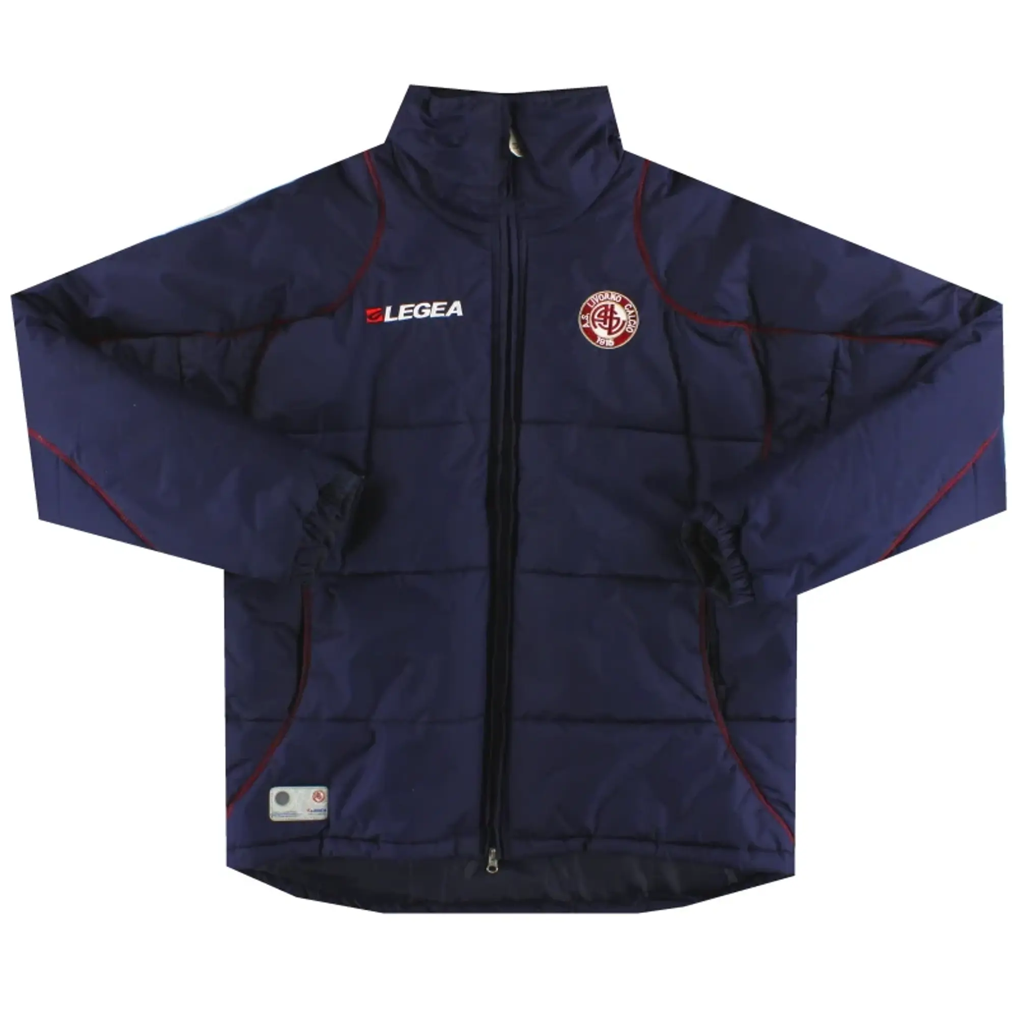 2007-08 Livorno Legea Padded Track Jacket L - Other Italian Clubs / Excellent 