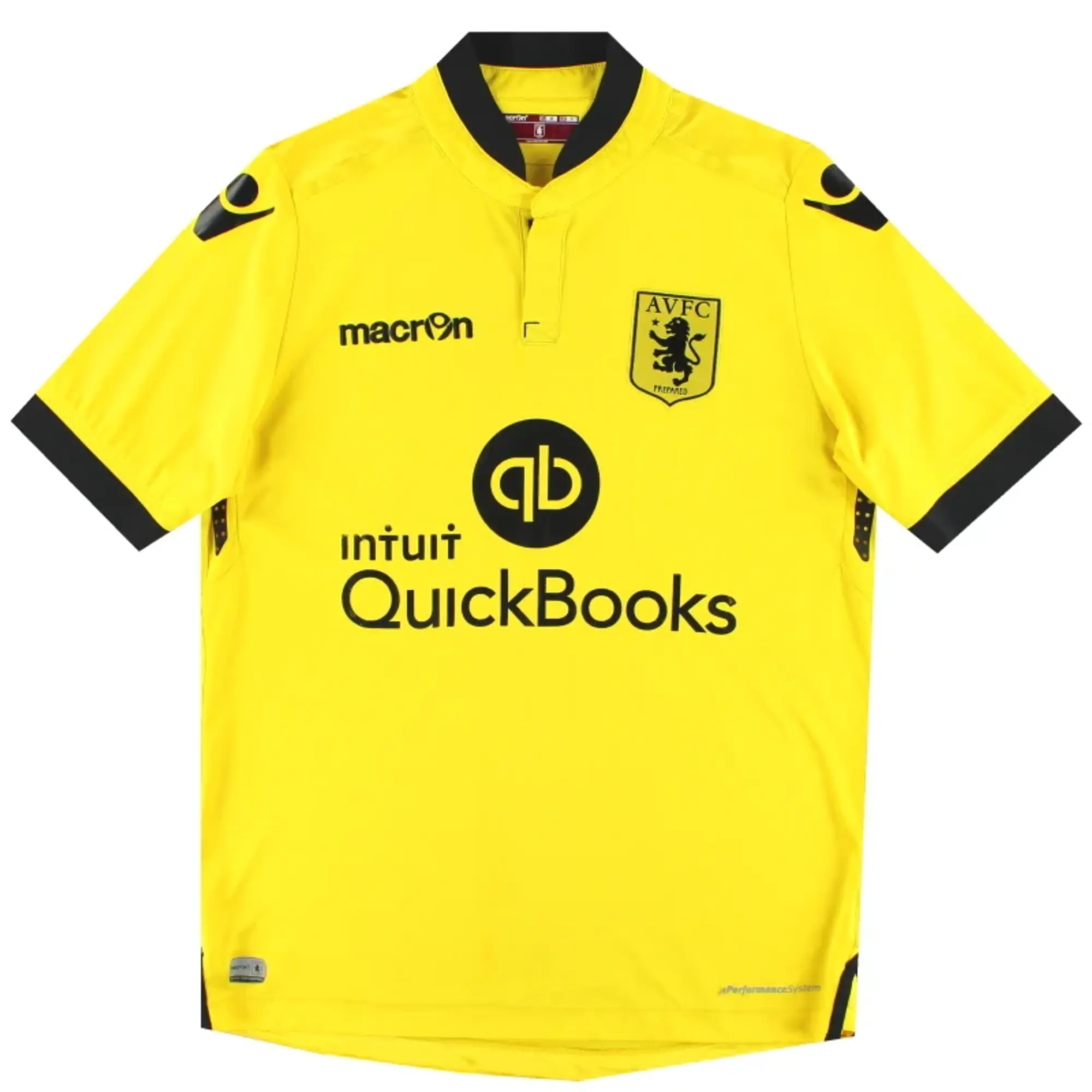 2015-16 Aston Villa Macron Away Shirt S - Aston Villa / Excellent 