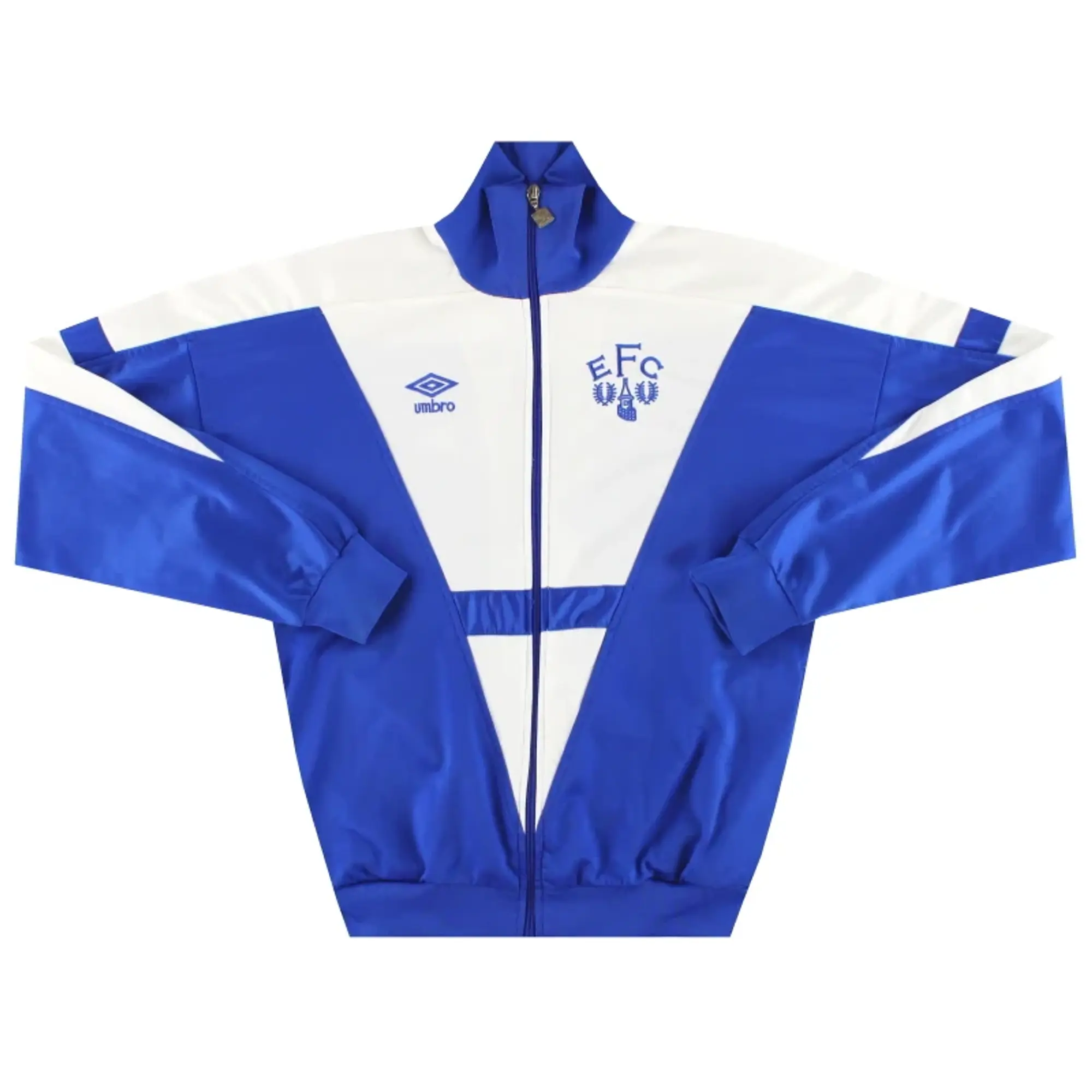 1988-90 Everton Umbro Zip Track Top *Mint* S - Everton / Mint 