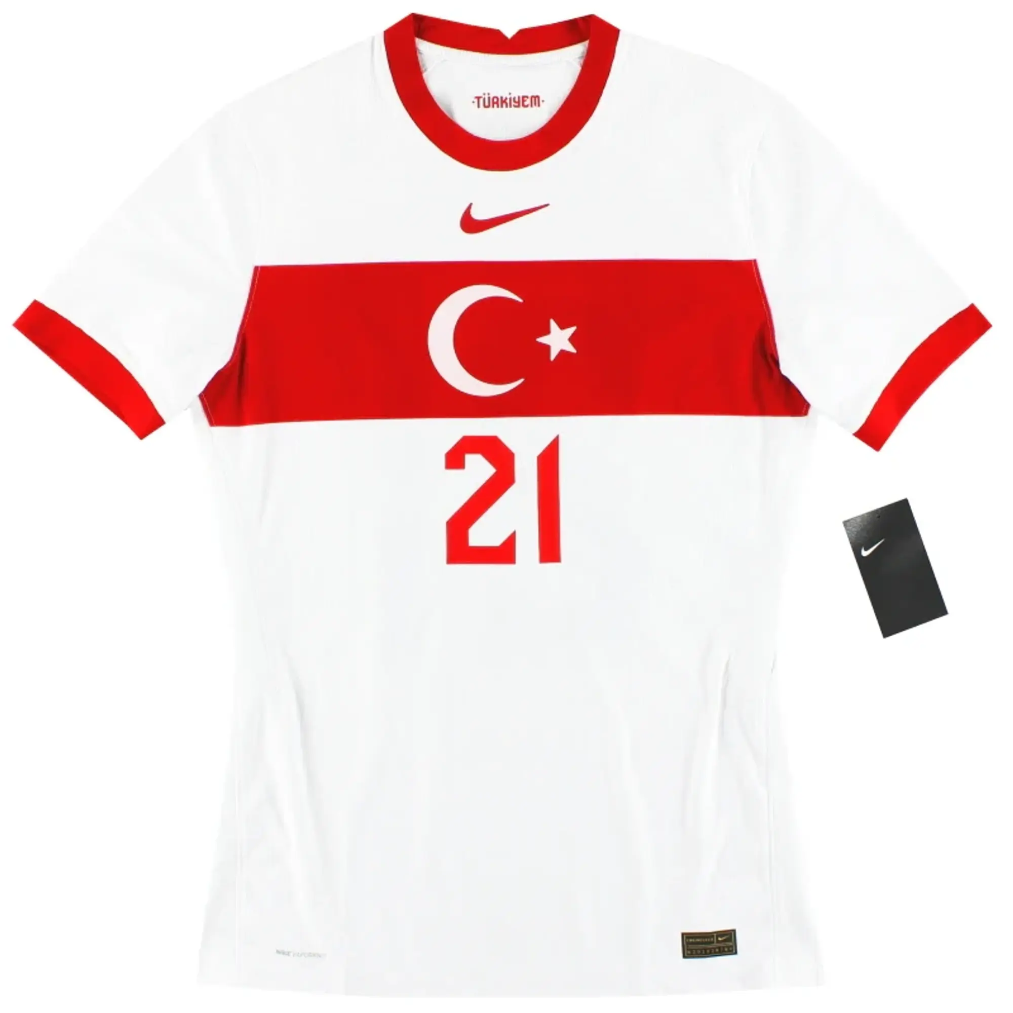 2020-21 Turkey Nike Vapor Away Shirt #21 *w/tags* M - Turkey / w/tags 
