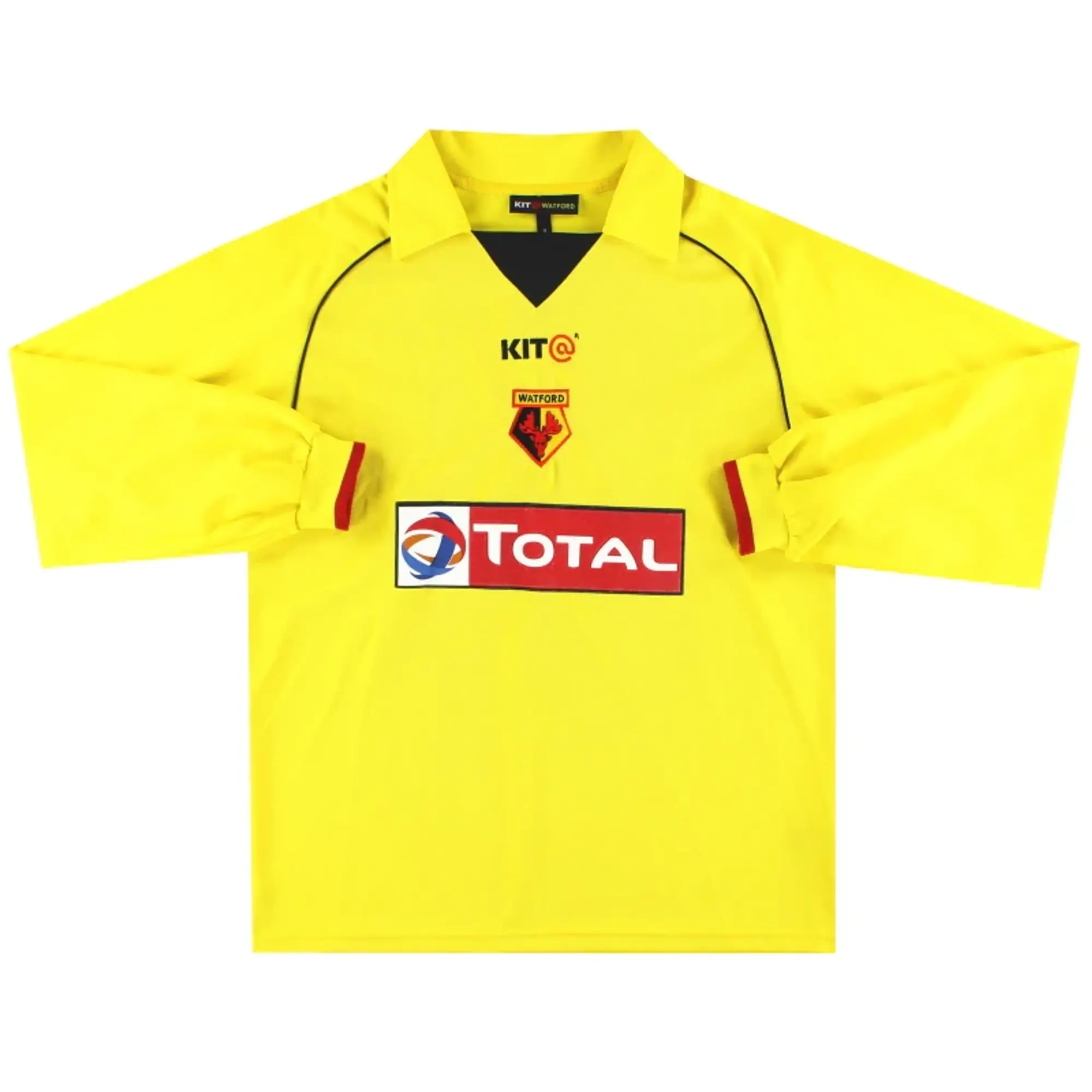 2004-05 Watford Home Shirt L/S M - Watford / Excellent 