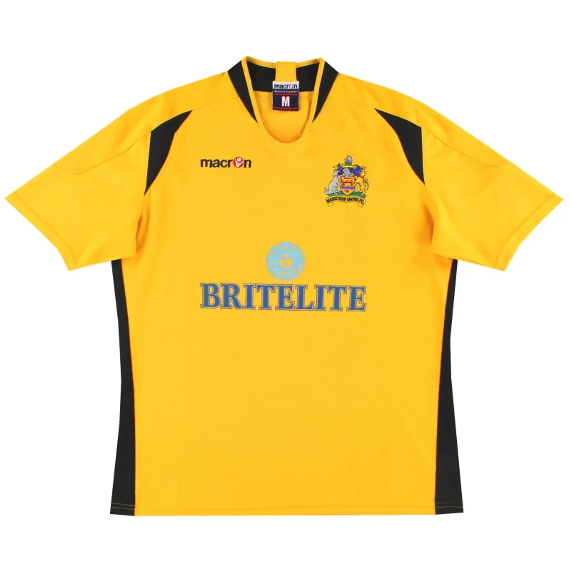 2009-10 Maidstone United Macron Home Shirt M - Other Non League Clubs / Excellent 