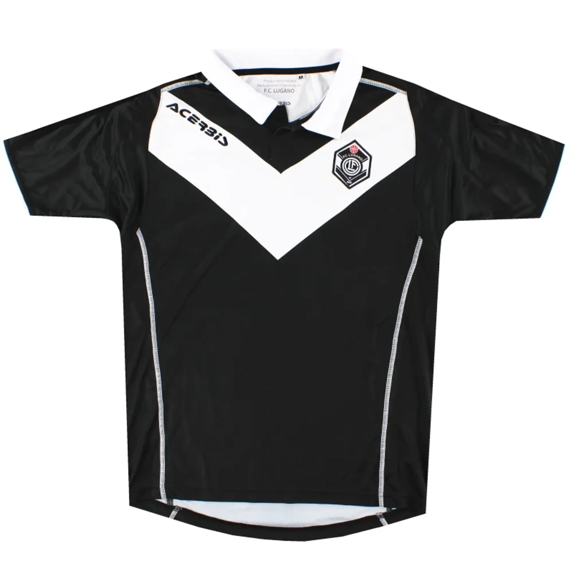 2016-17 FC Lugano Acerbis Home Shirt *As New* M - Other European Clubs / As New 