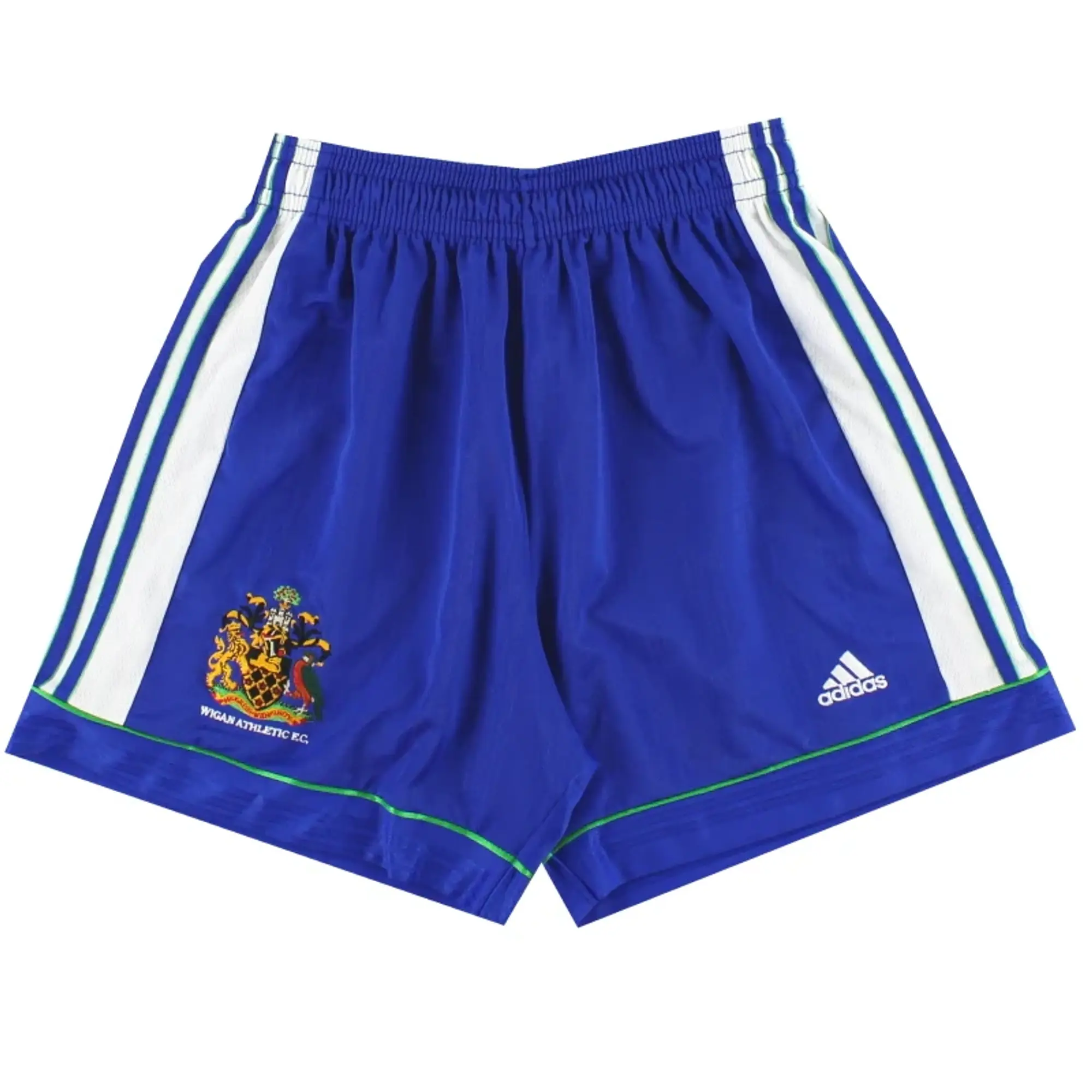 1998-00 Wigan adidas Home Shorts L - Wigan / Excellent 