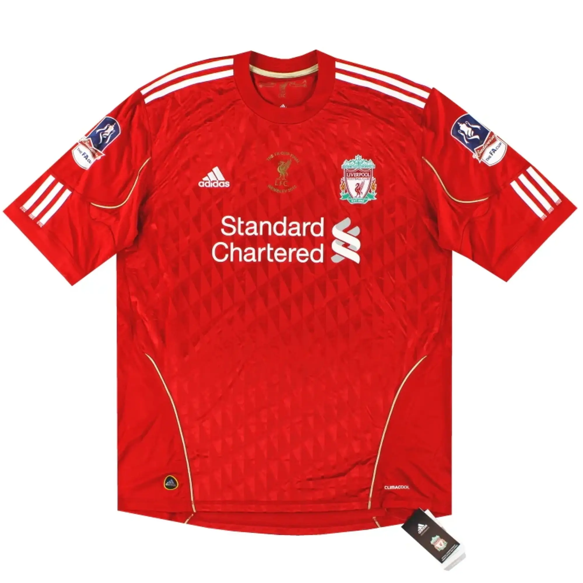 2010-12 Liverpool adidas 'F.A Cup Final' Home Shirt *w/tags* XL - Liverpool / w/tags 