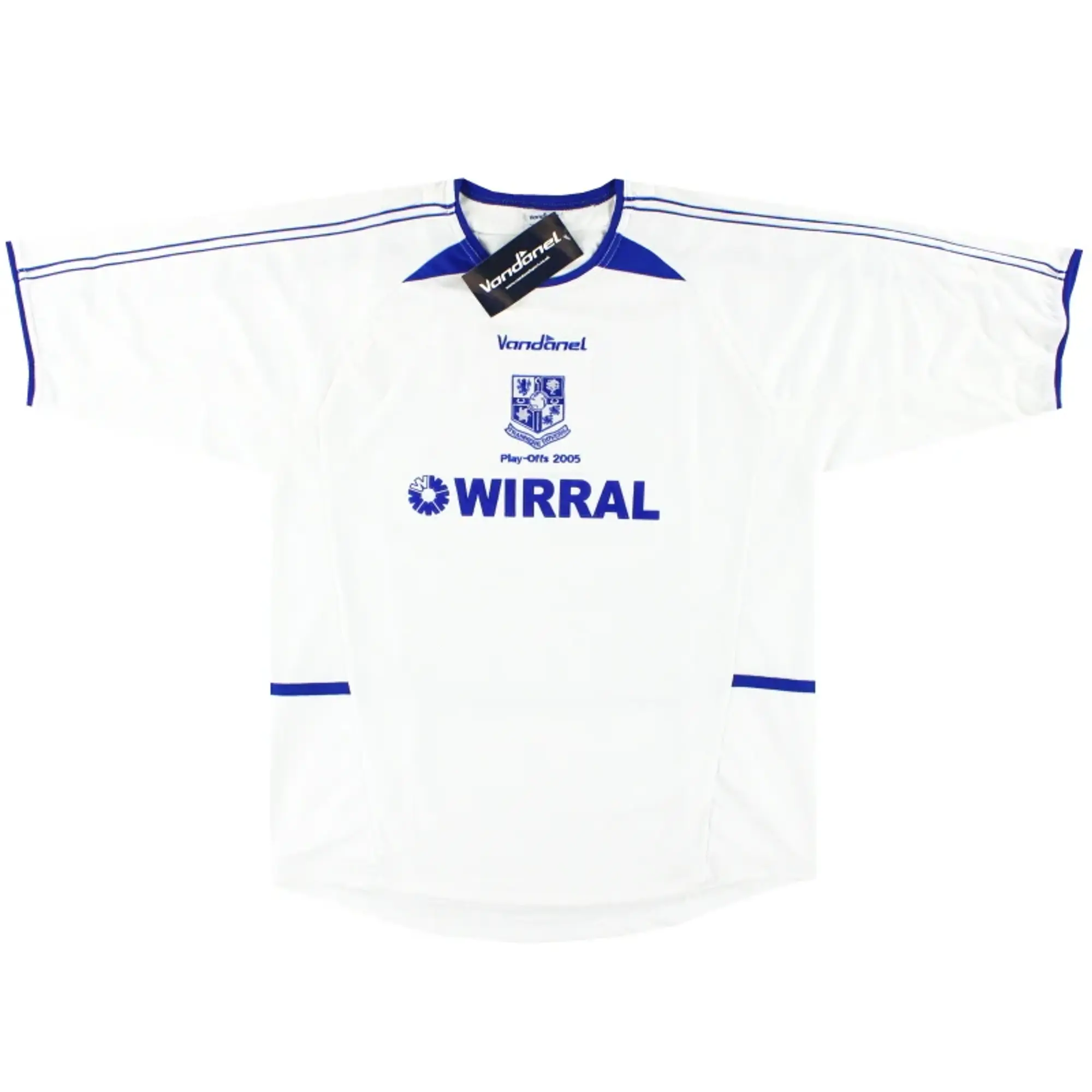 2004-05 Tranmere Rovers Vandanel 'Play-Offs' Home Shirt *w/tags* L - Tranmere Rovers / w/tags 