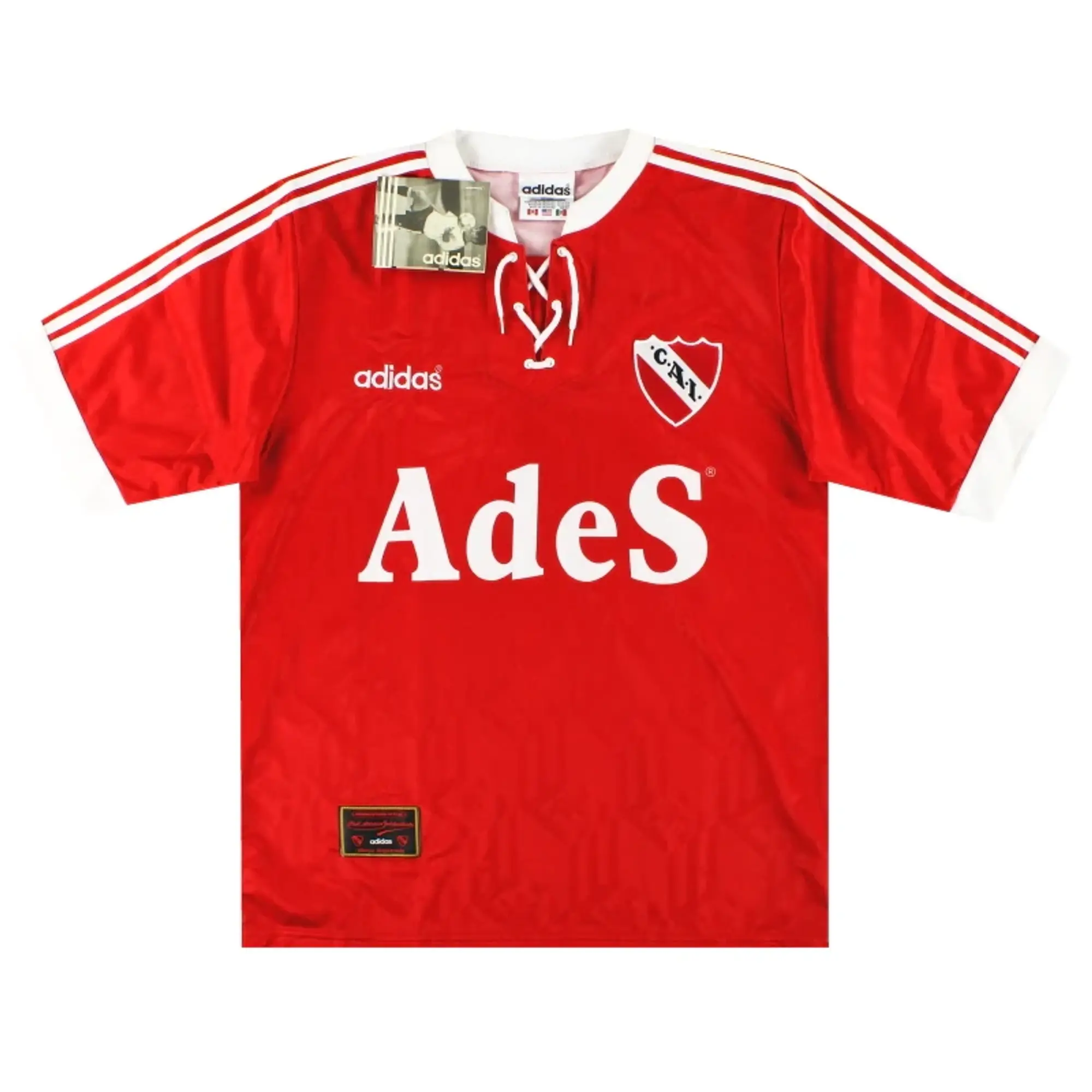 1996-97 Independiente adidas Home Shirt *w/tags* XL - Central and South American Clubs / w/tags 