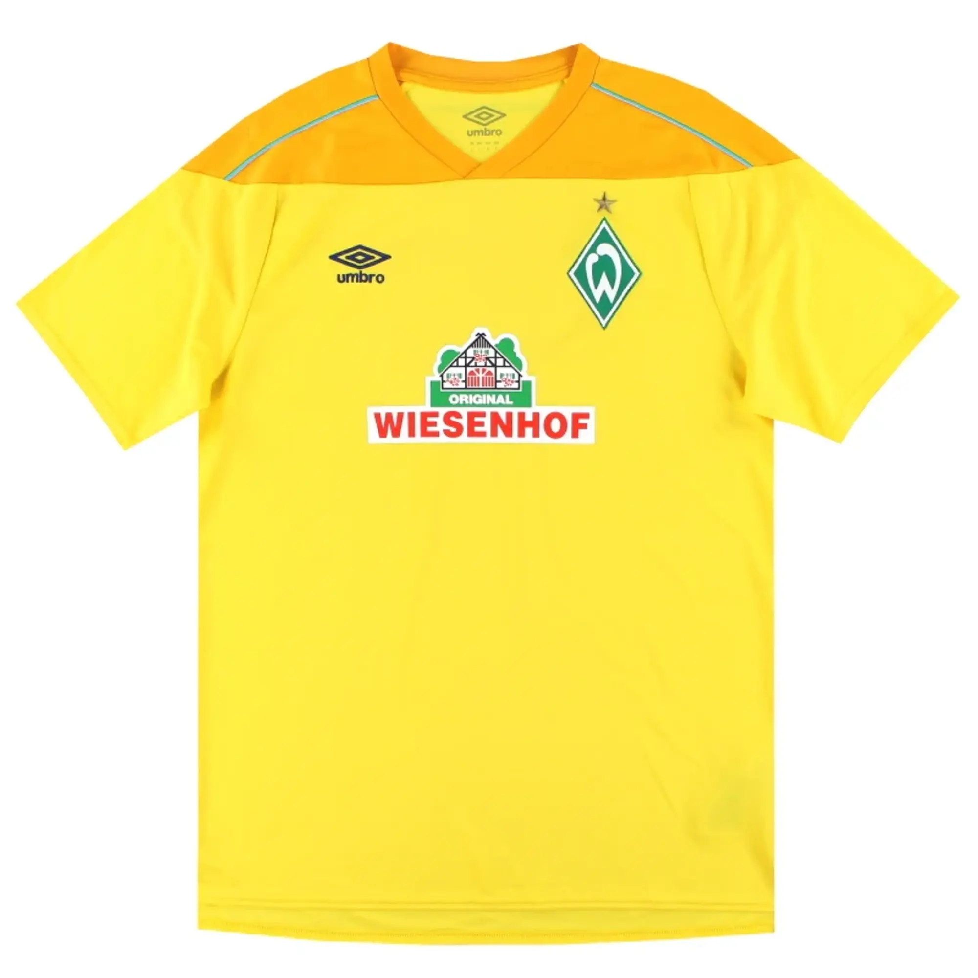 2020-21 Werder Bremen Umbro Goalkeeper Shirt *As New* L - Werder Bremen / As New 