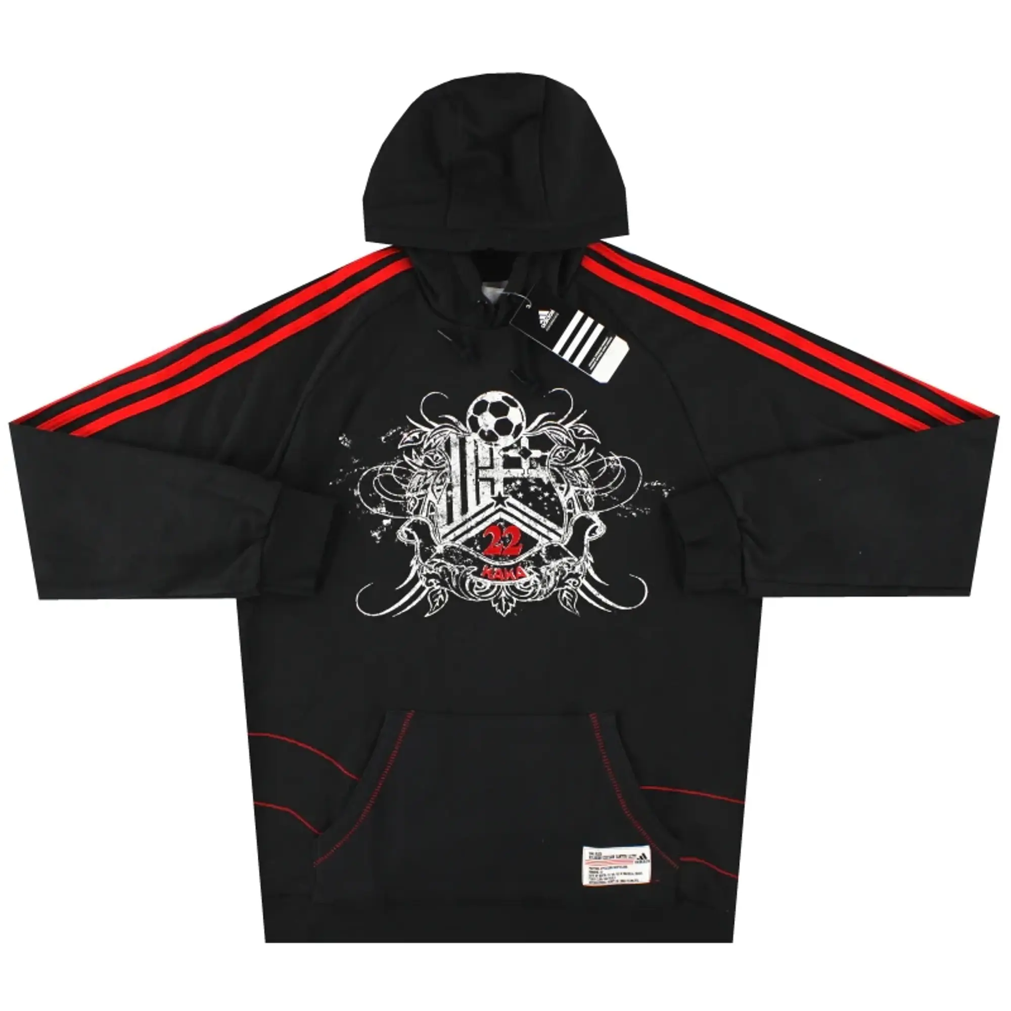 2008-09 AC Milan adidas Kaka Graphic Hoodie *BNIB* M - AC Milan / BNIB 