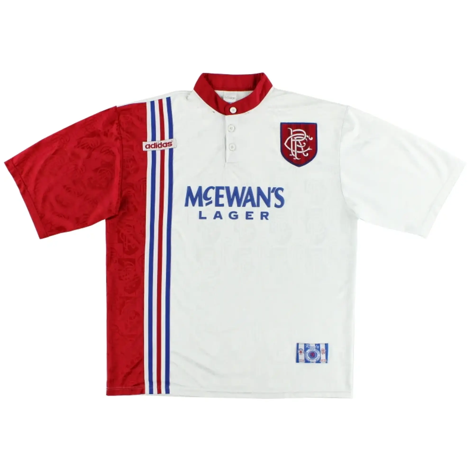 1996-97 Rangers adidas Away Shirt M - Rangers / Excellent 