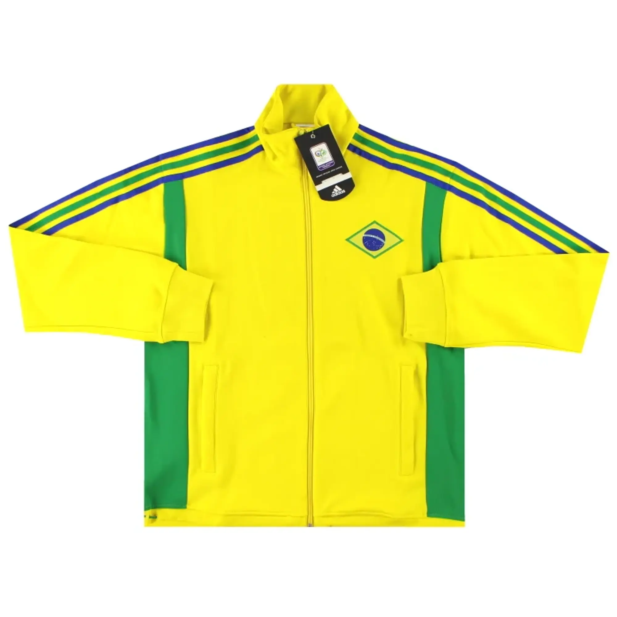 2006-08 Brazil adidas World Cup Track Top *BNIB* XL - Brazil / BNIB 