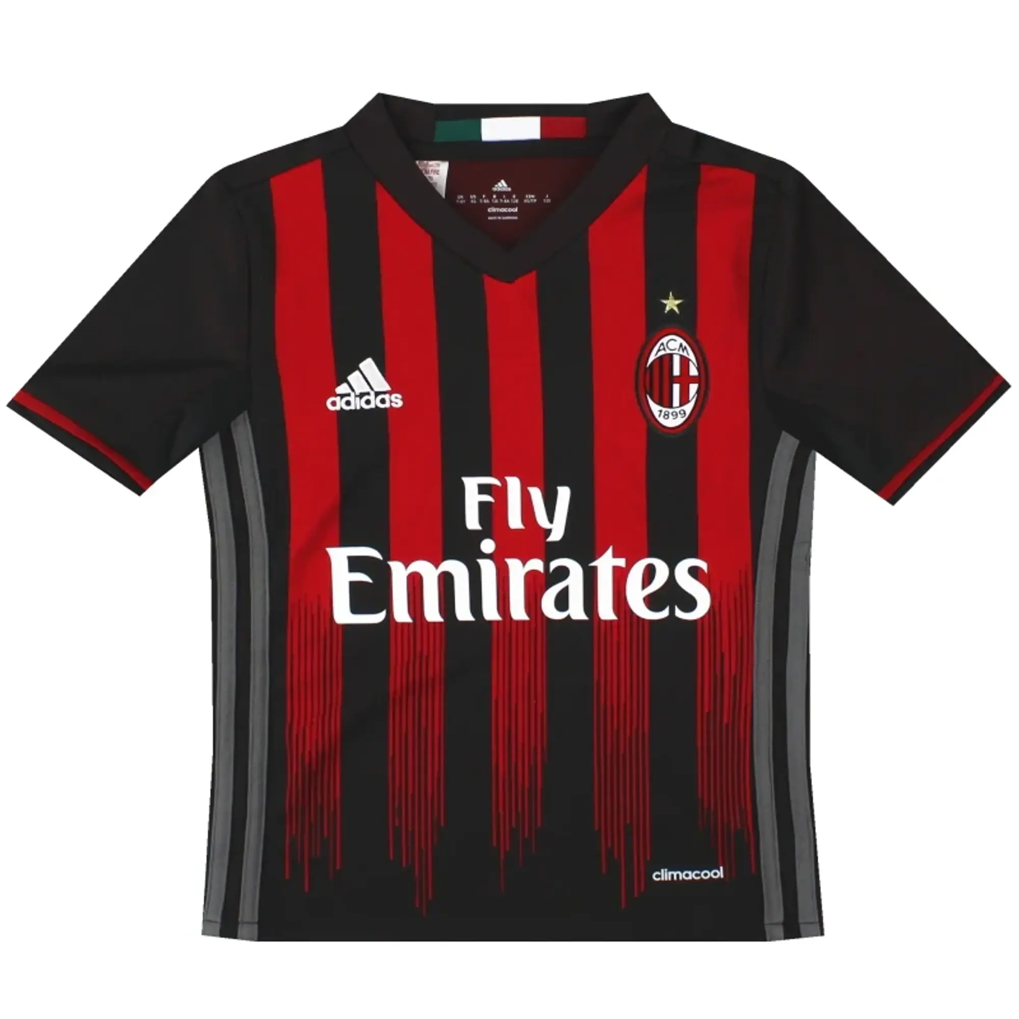 2016-17 AC Milan adidas Home Shirt *As New* XS.Boys - AC Milan / As New 