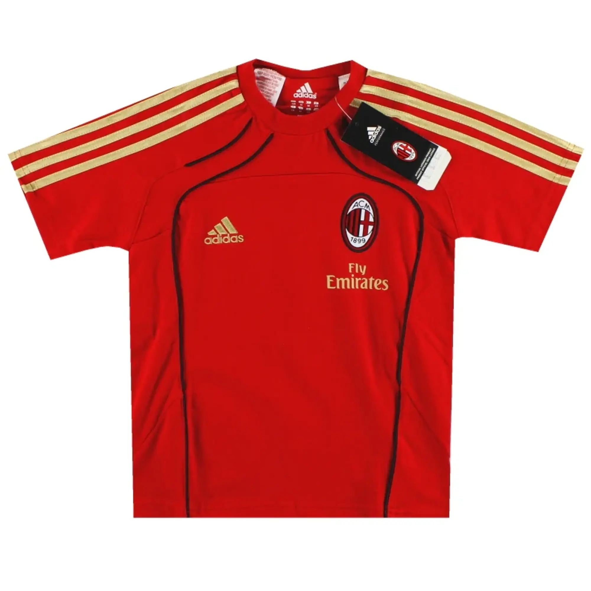 2010-11 AC Milan adidas Leisure Tee *BNIB* XS.Boys - AC Milan / BNIB 