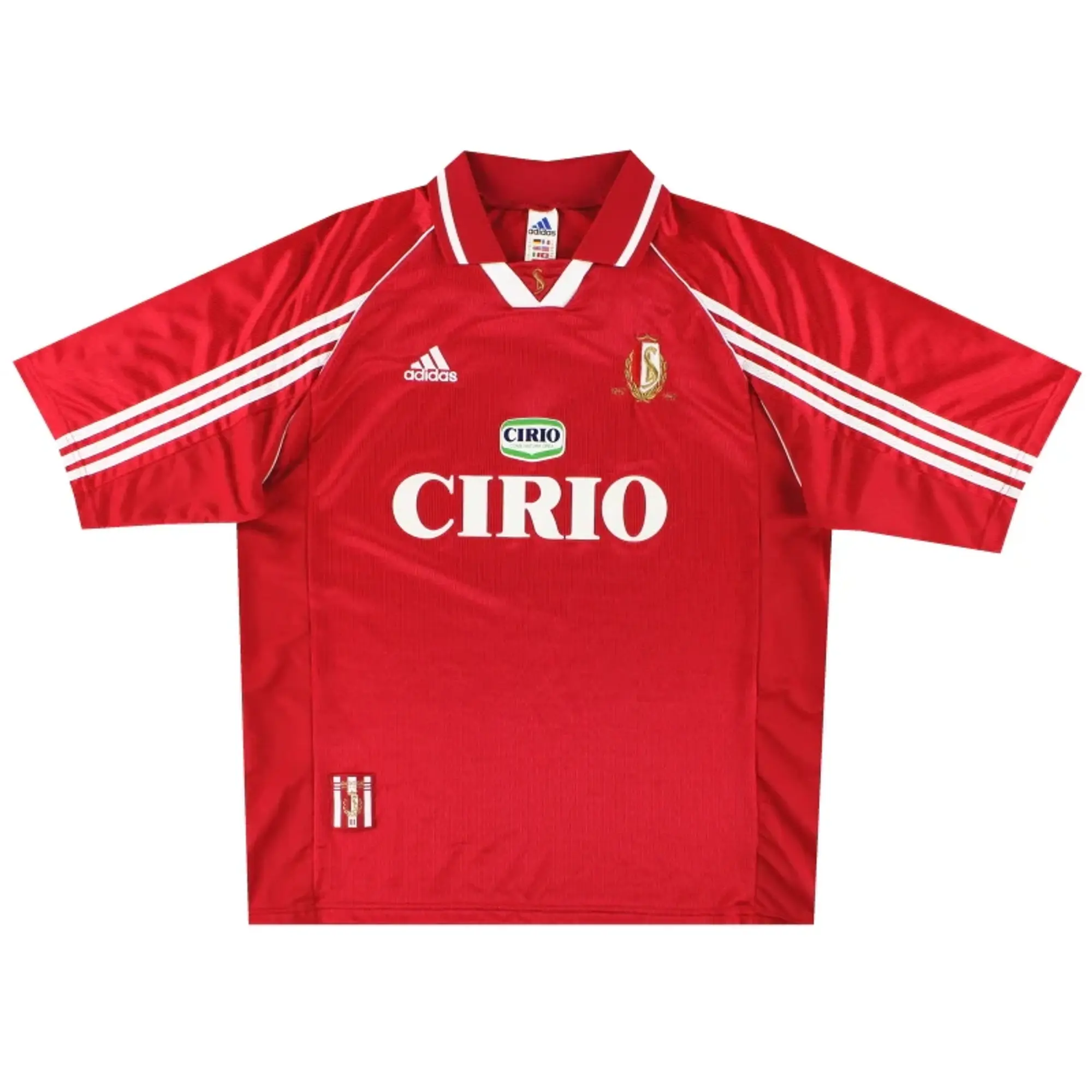 1998-99 Standard Liege adidas Home Shirt XL - Other European Clubs / Excellent 
