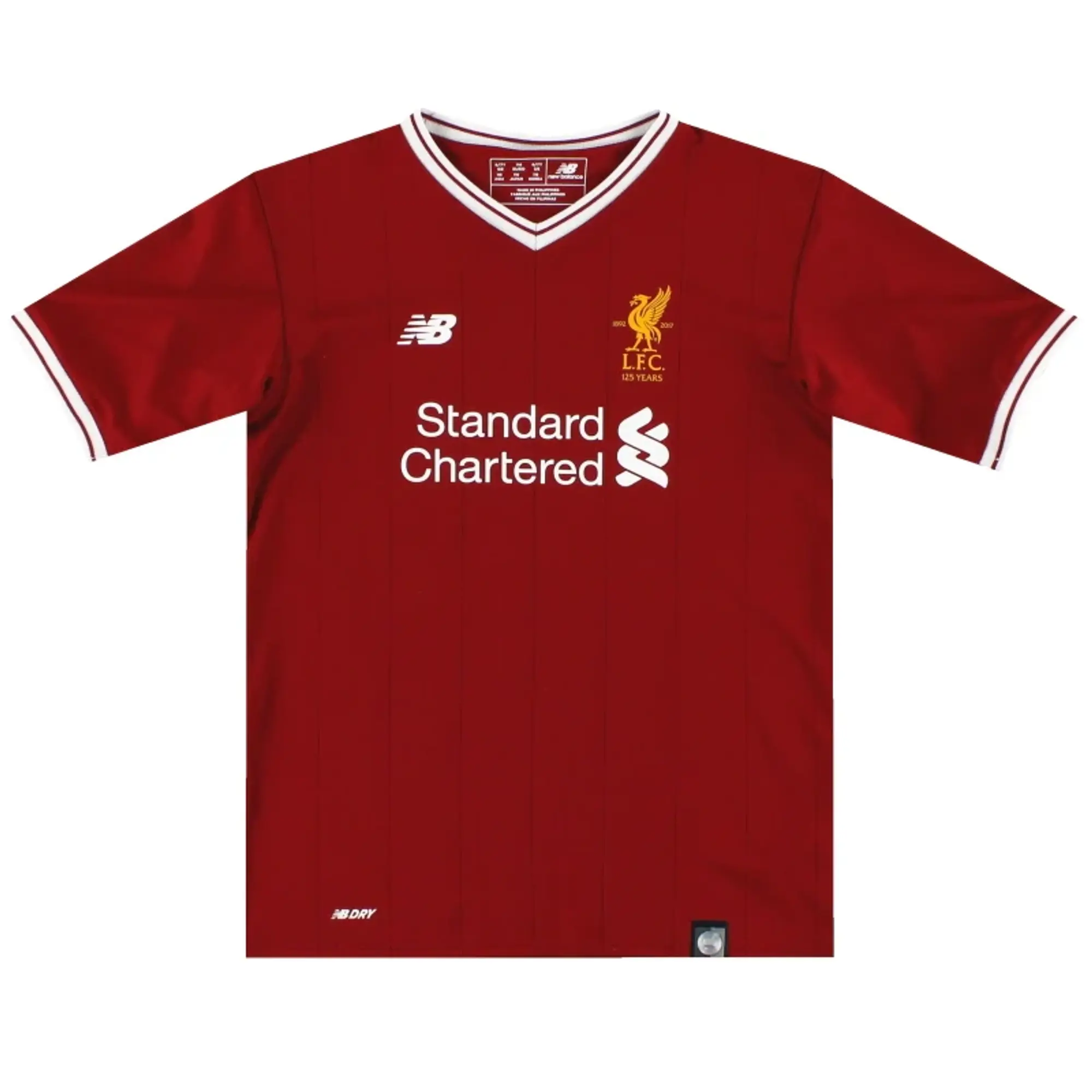 2017-18 Liverpool '125 Years' Home Shirt *As New* S.Boys - Liverpool / As New 