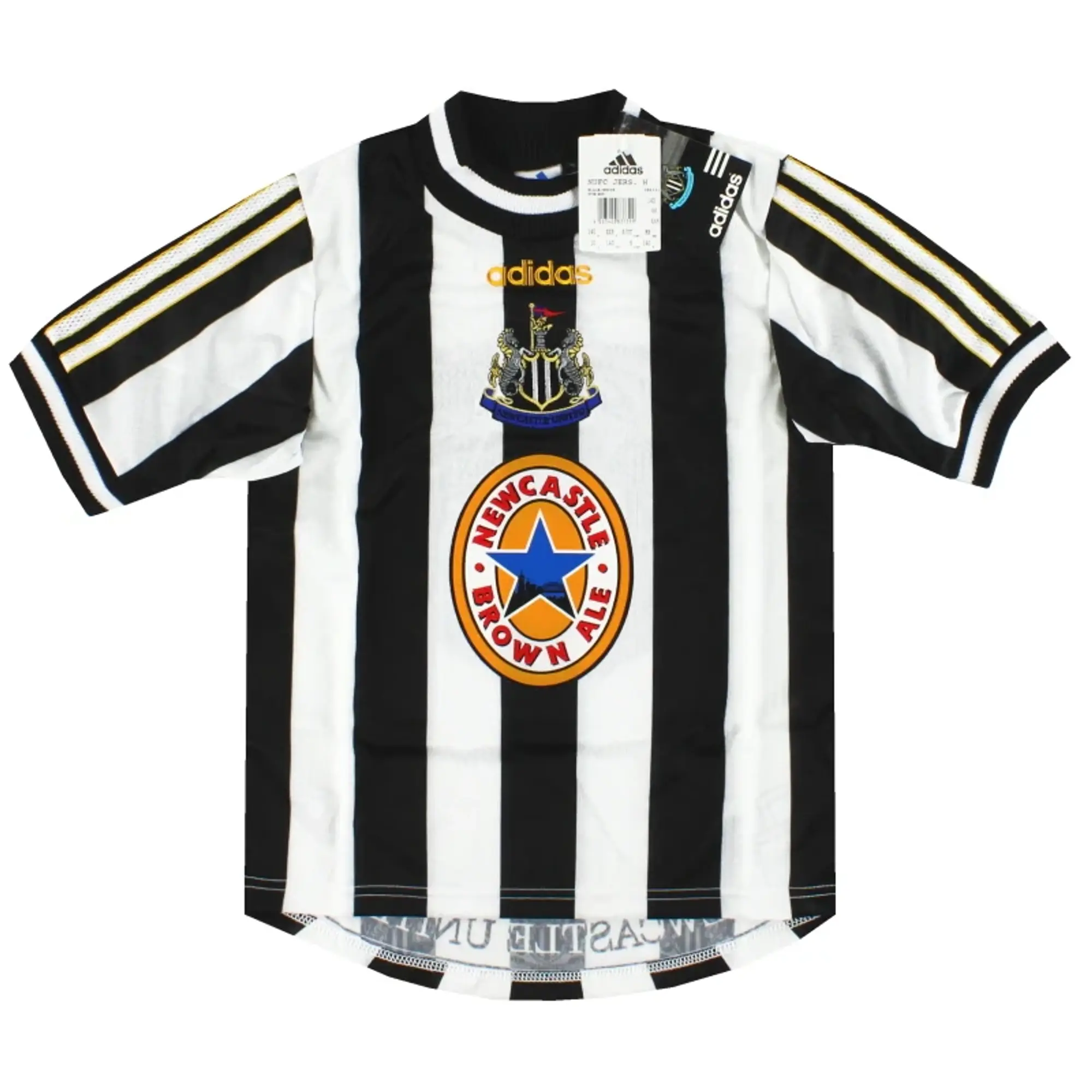 1997-98 Newcastle adidas Home Shirt *w/tags* M.Boys - Newcastle United / w/tags 