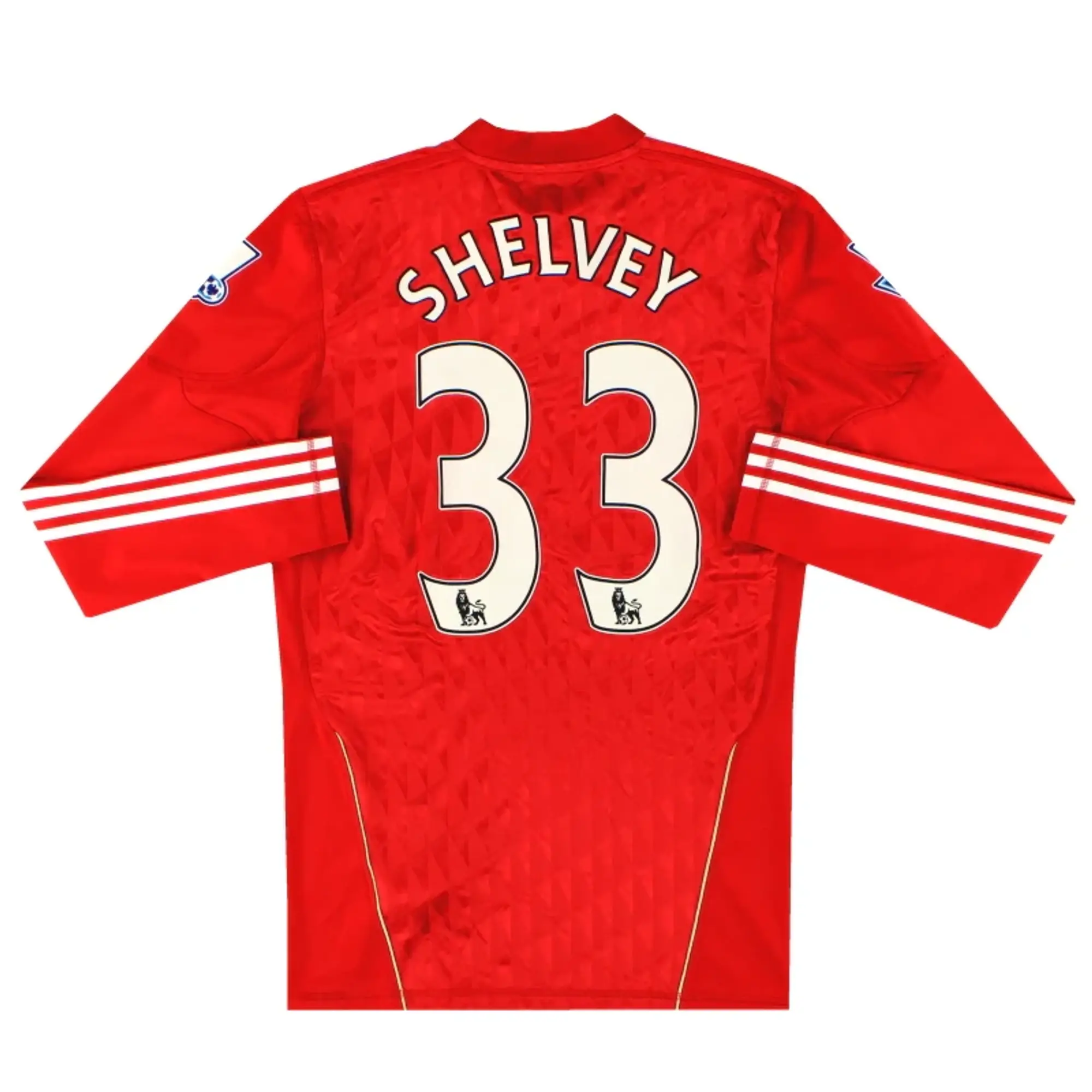 2010-12 Liverpool Techfit Player Issue Home Shirt Shelvey #33 *Mint* L/S L - Liverpool / Mint 