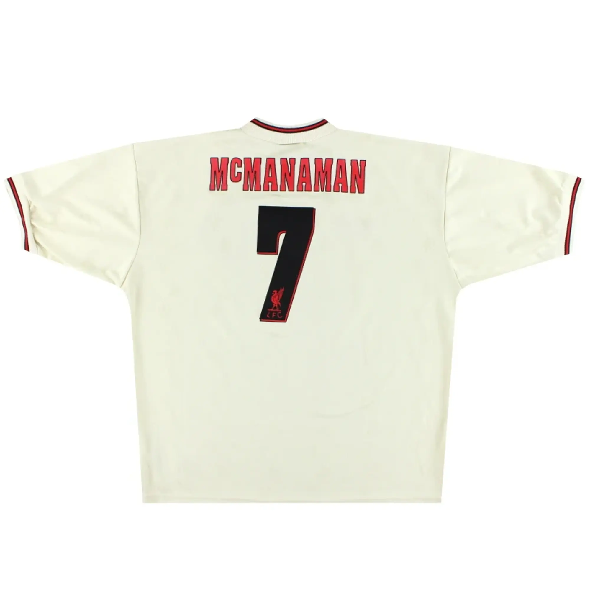 1996-97 Liverpool Reebok Away Shirt McManaman #7 XL - Liverpool / Excellent 