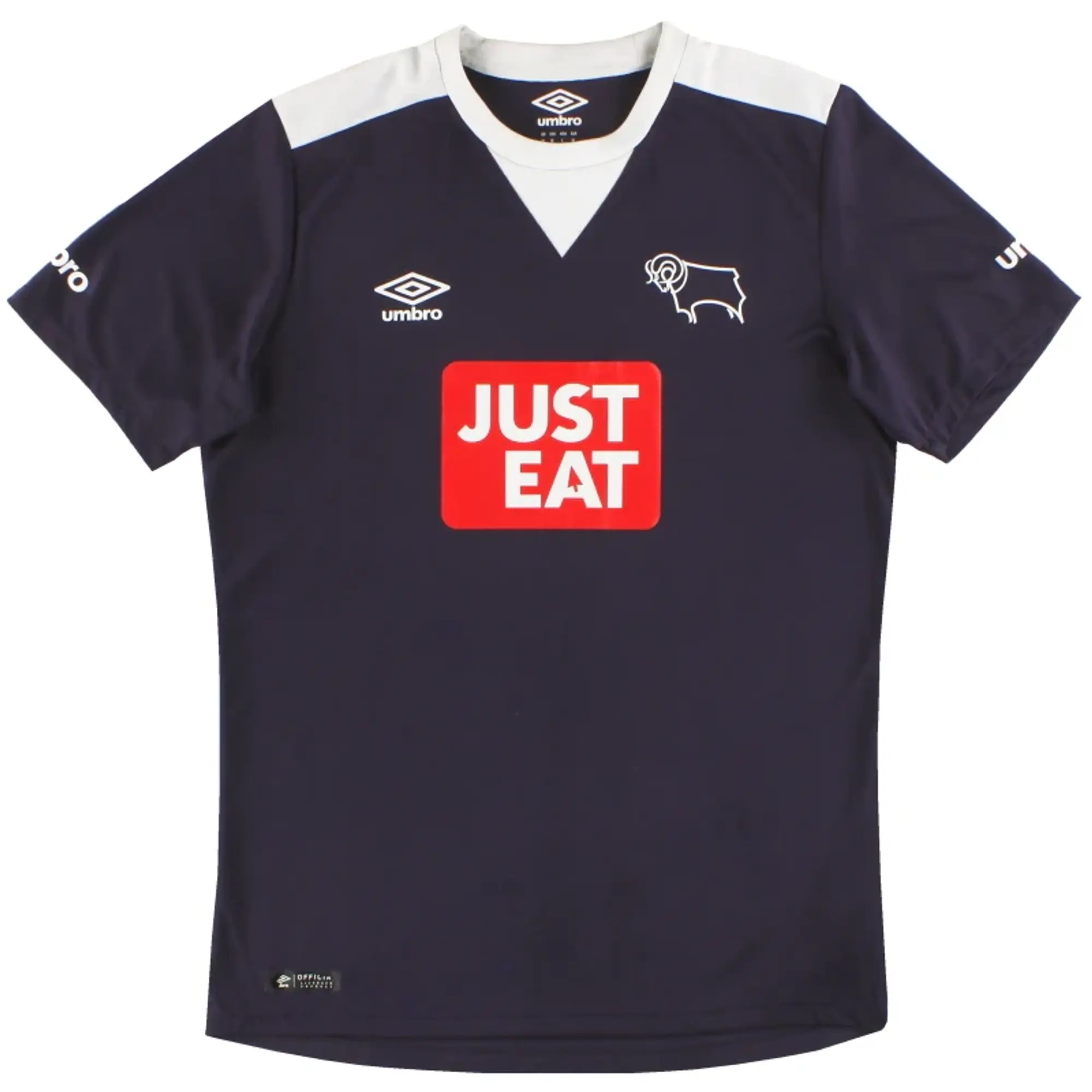 2015-16 Derby County Umbro Away Shirt XXL - Derby County / Excellent 