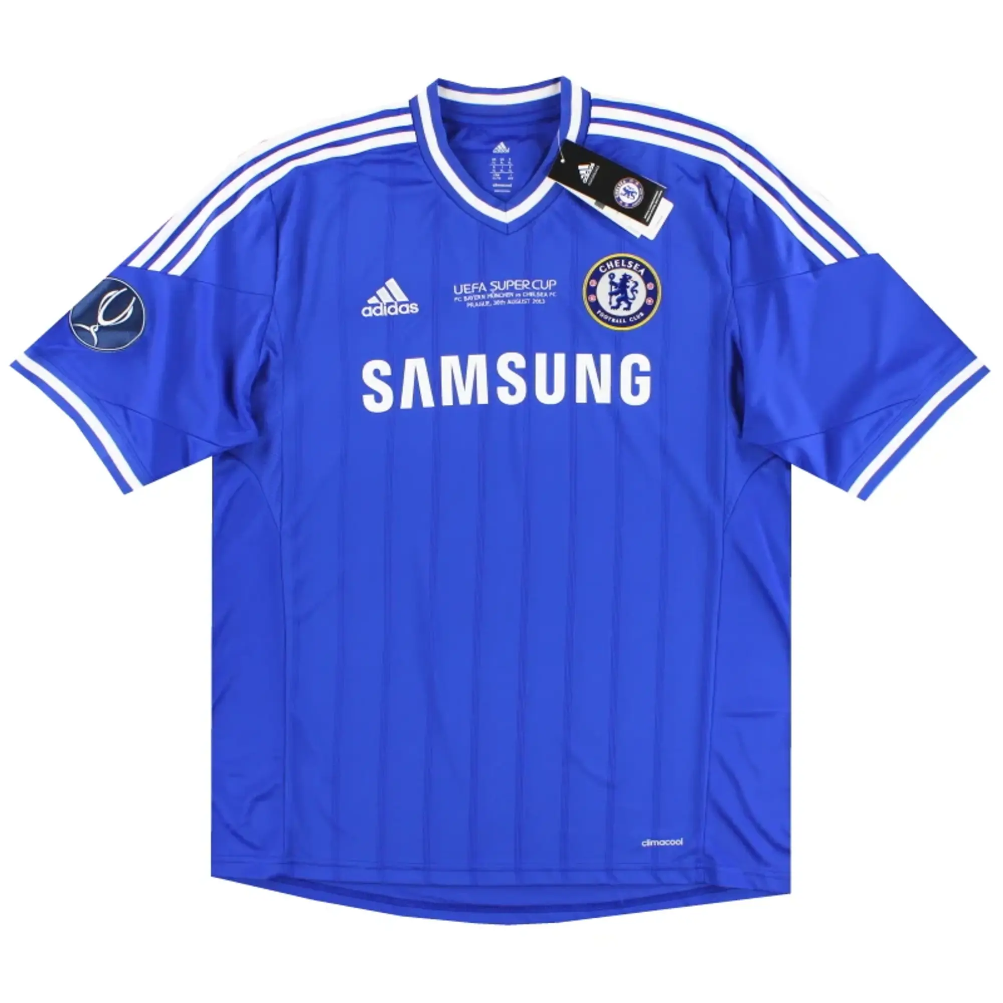 2013-14 Chelsea adidas 'UEFA Super Cup' Home Shirt *w/tags* XL - Chelsea / w/tags 