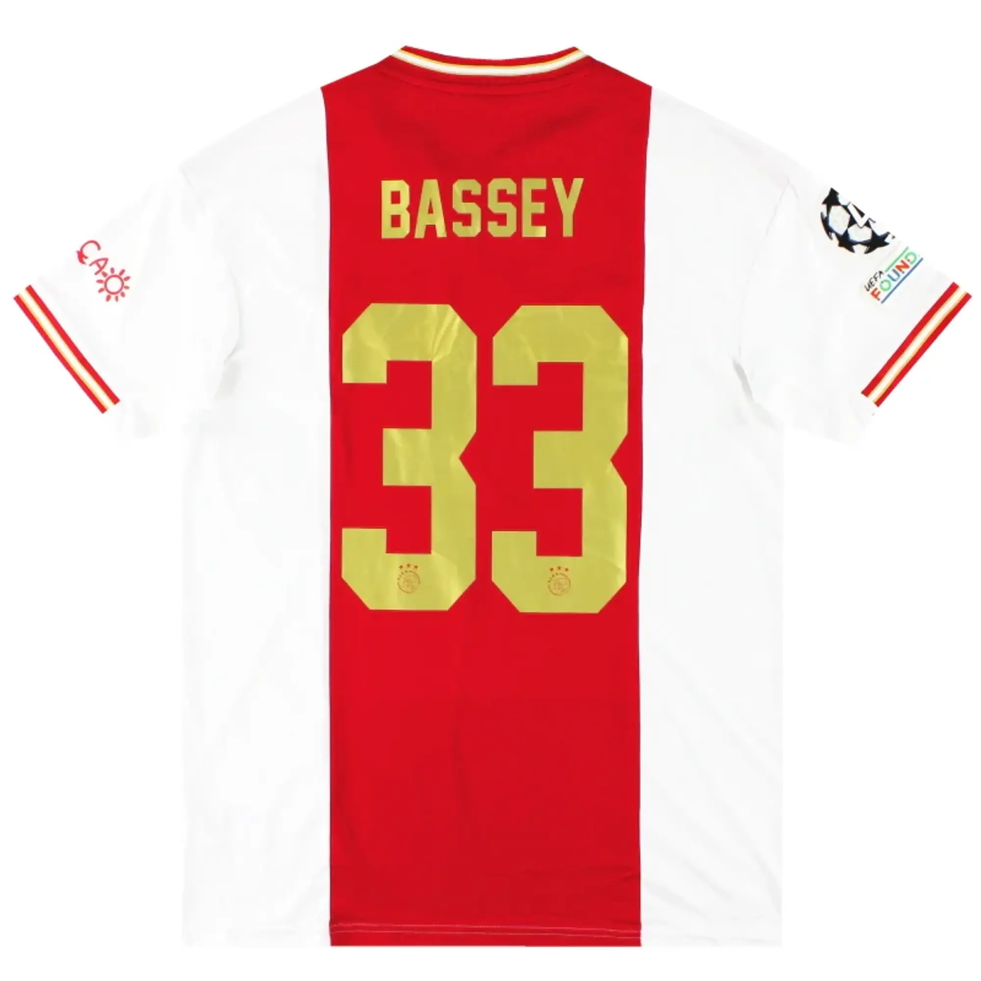 2022-23 Ajax adidas Away Shirt Bassey #33 L - Ajax / Excellent 