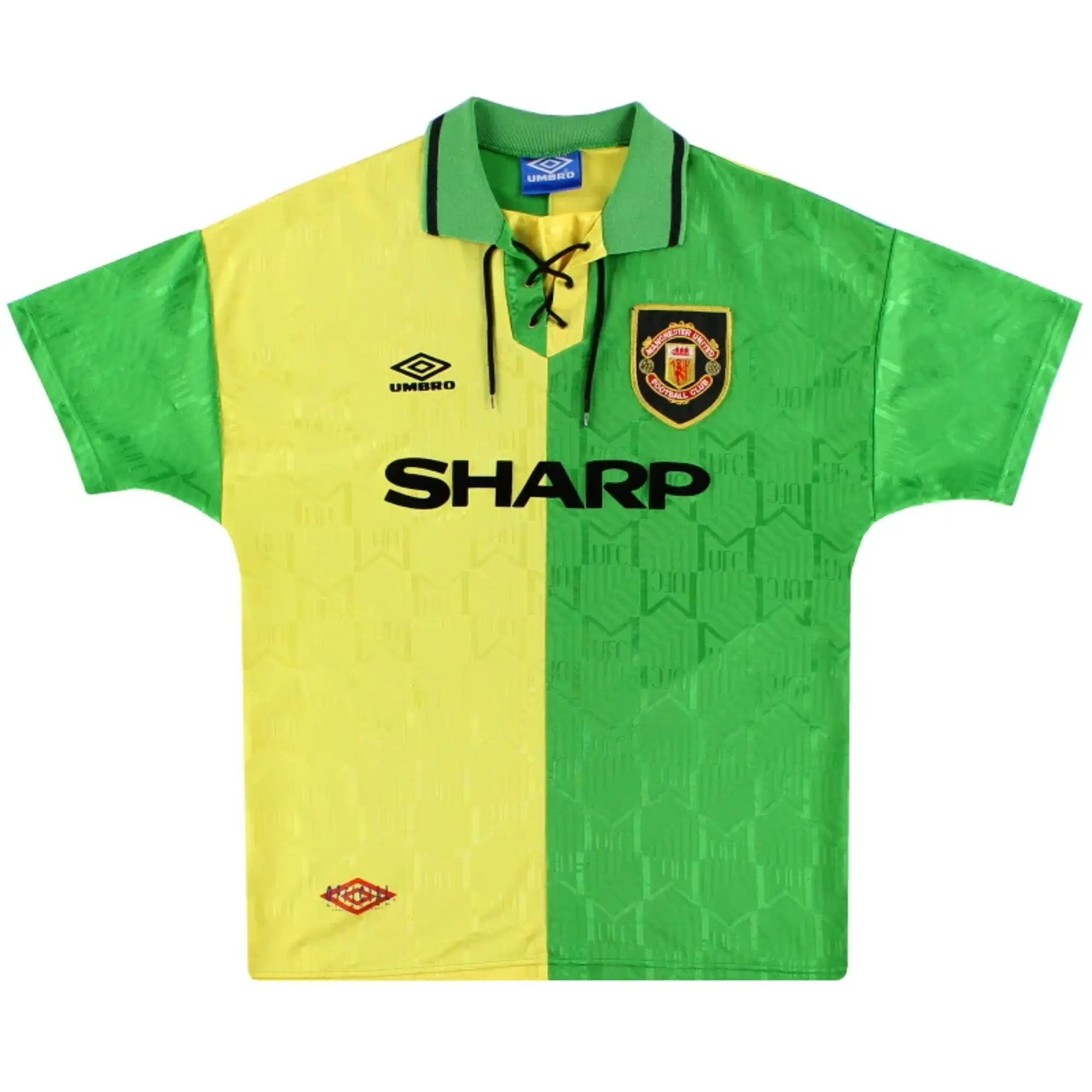 1992-94 Manchester United Umbro Newton Heath Third Shirt S - Manchester United / Very Good 
