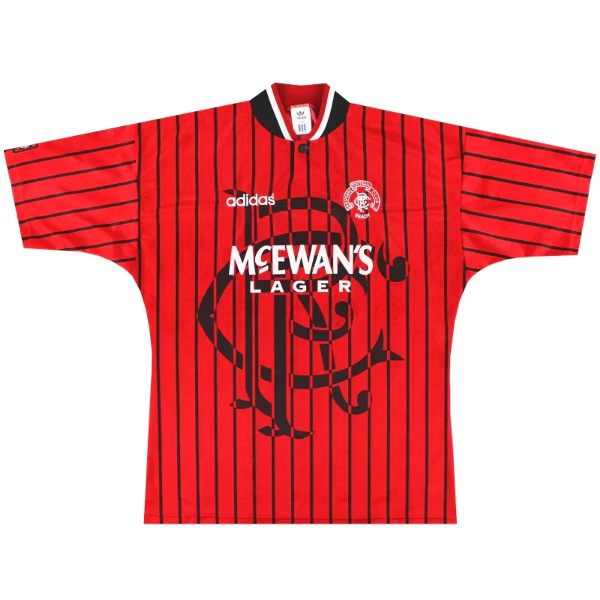 1994-95 Rangers adidas Away Shirt *Mint* M/L - Rangers / Mint / Medium