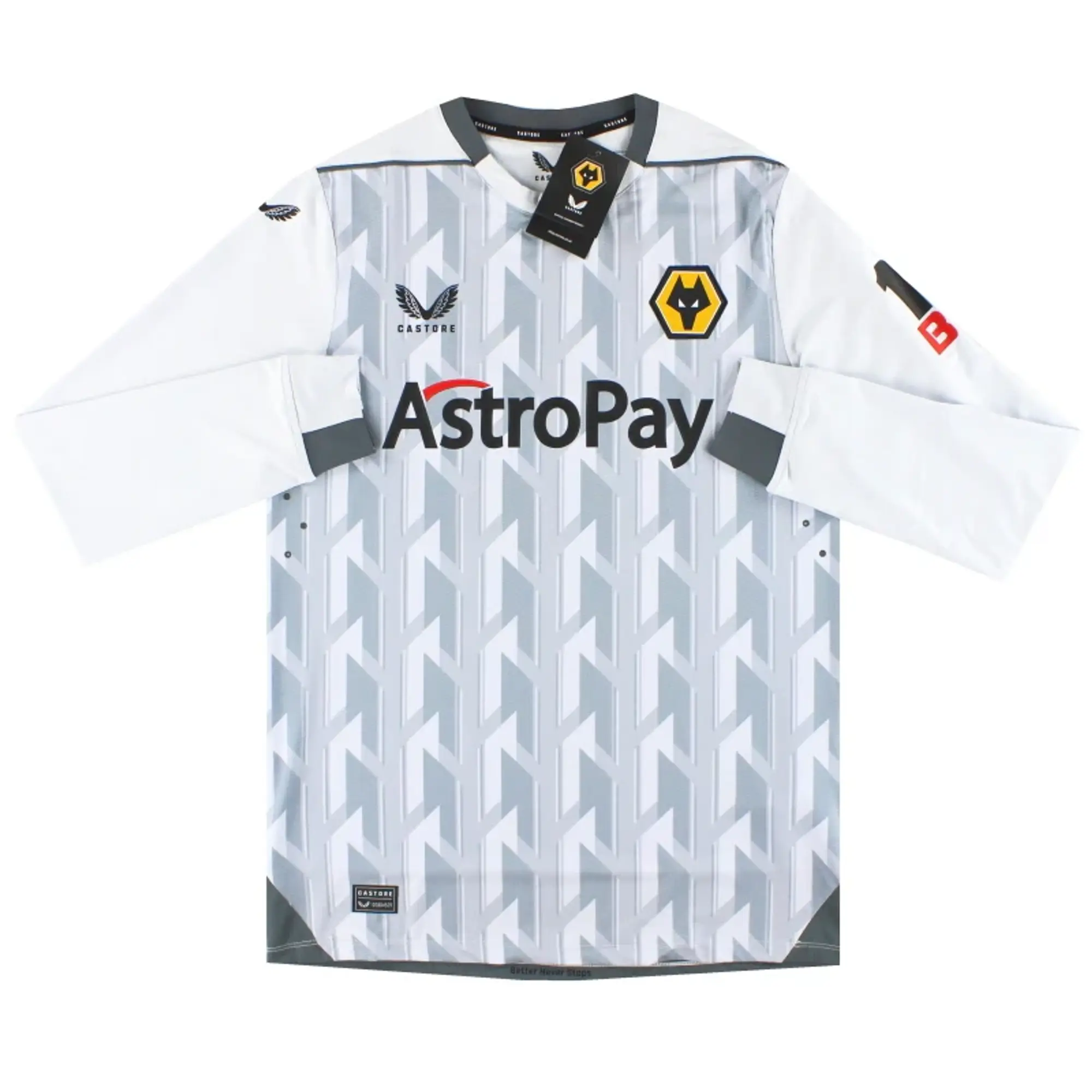 2022-23 Wolves Castore Pro Third Shirt *w/tags* L/S S - Wolves / w/tags 
