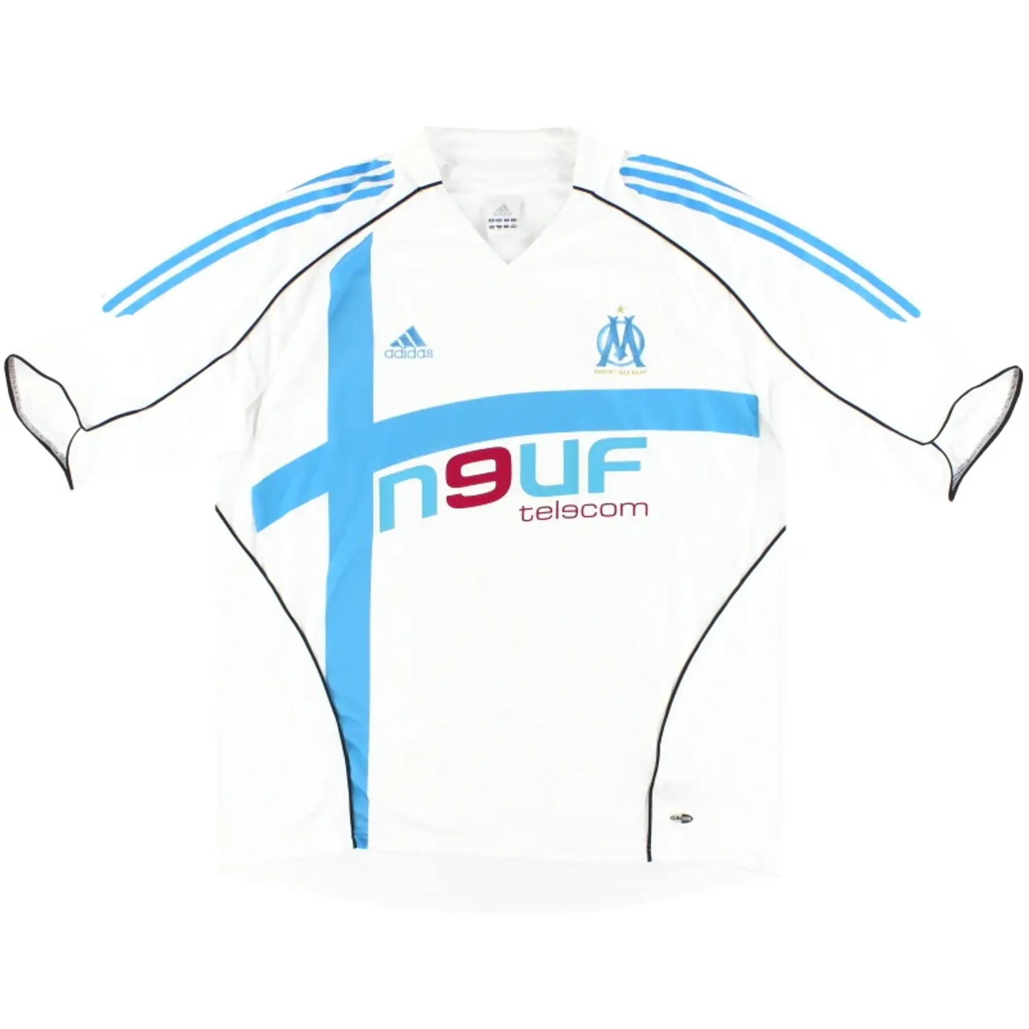 2005-06 Olympique adidas Marseille Home Shirt XXL - Olympique Marseille / Excellent 