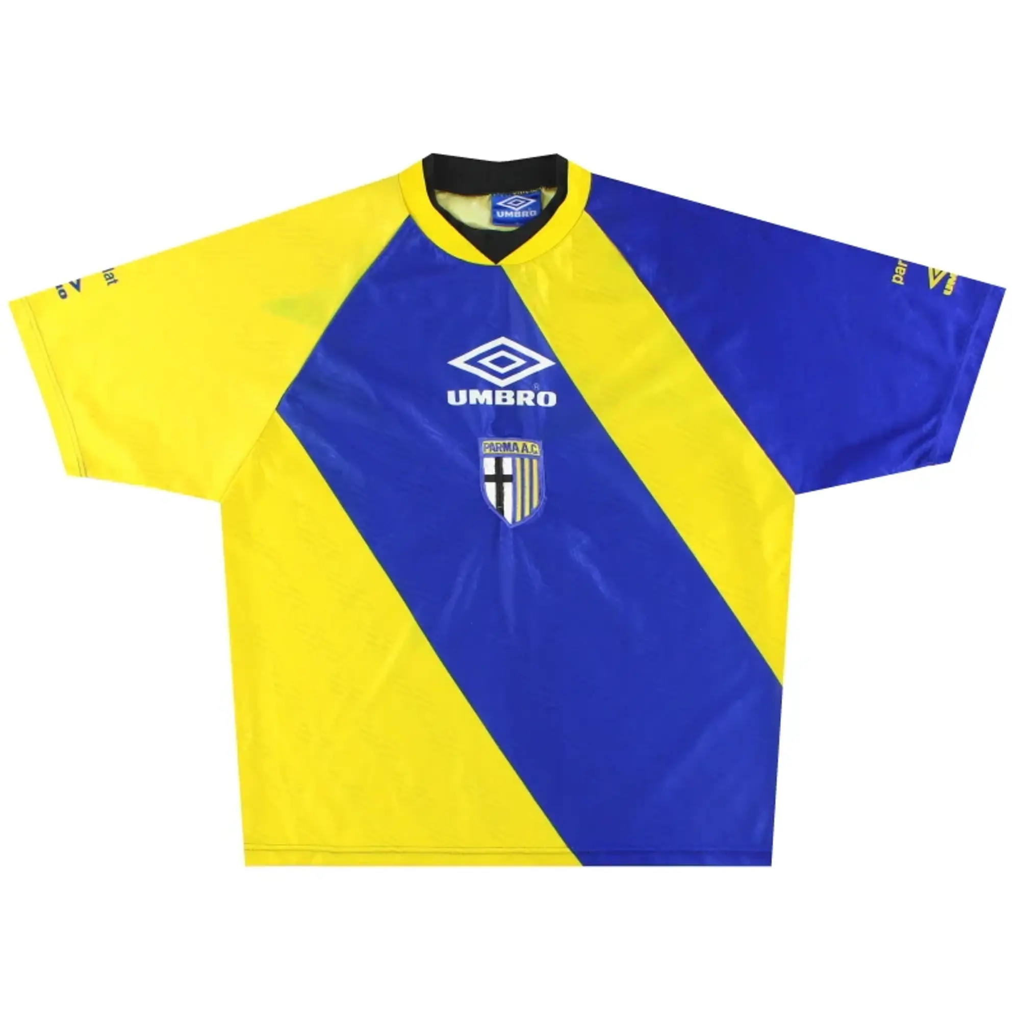 1993-95 Parma Umbro Training Shirt *Mint* L - Parma / Mint 