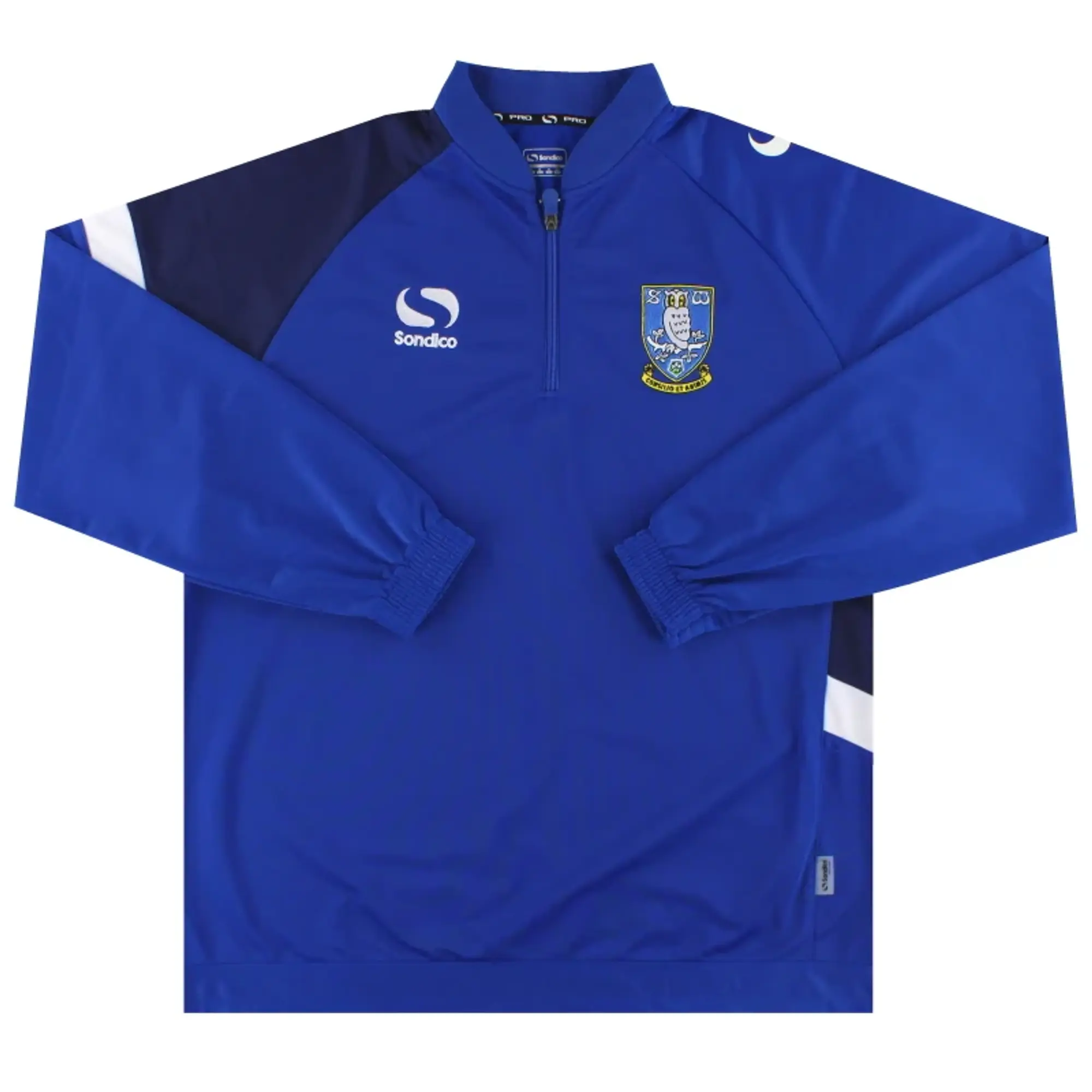 2016-17 Sheffield Wednesday Sondico 1/4 Zip Training Top *As New* XL - Sheffield Wednesday / As New 